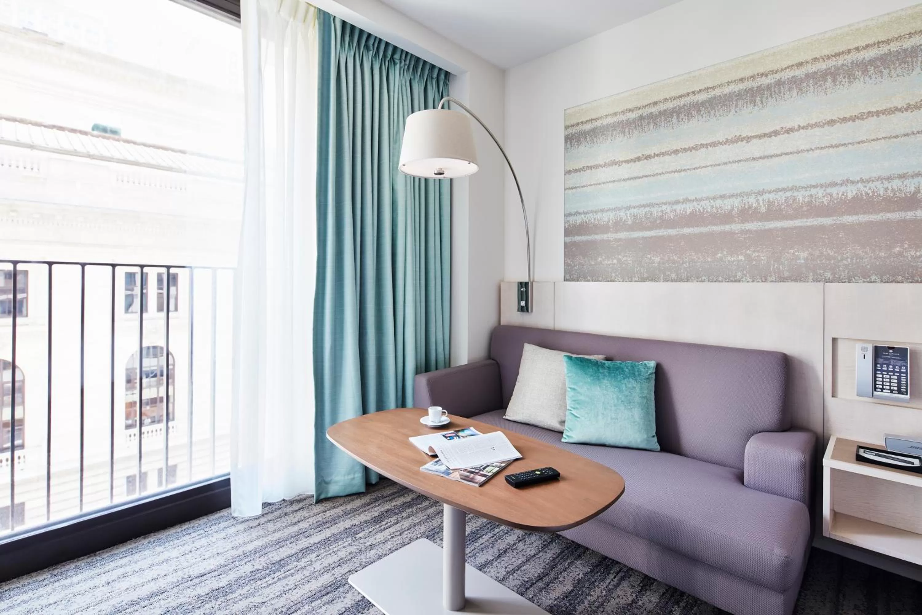 Seating area in Park Terrace Hotel