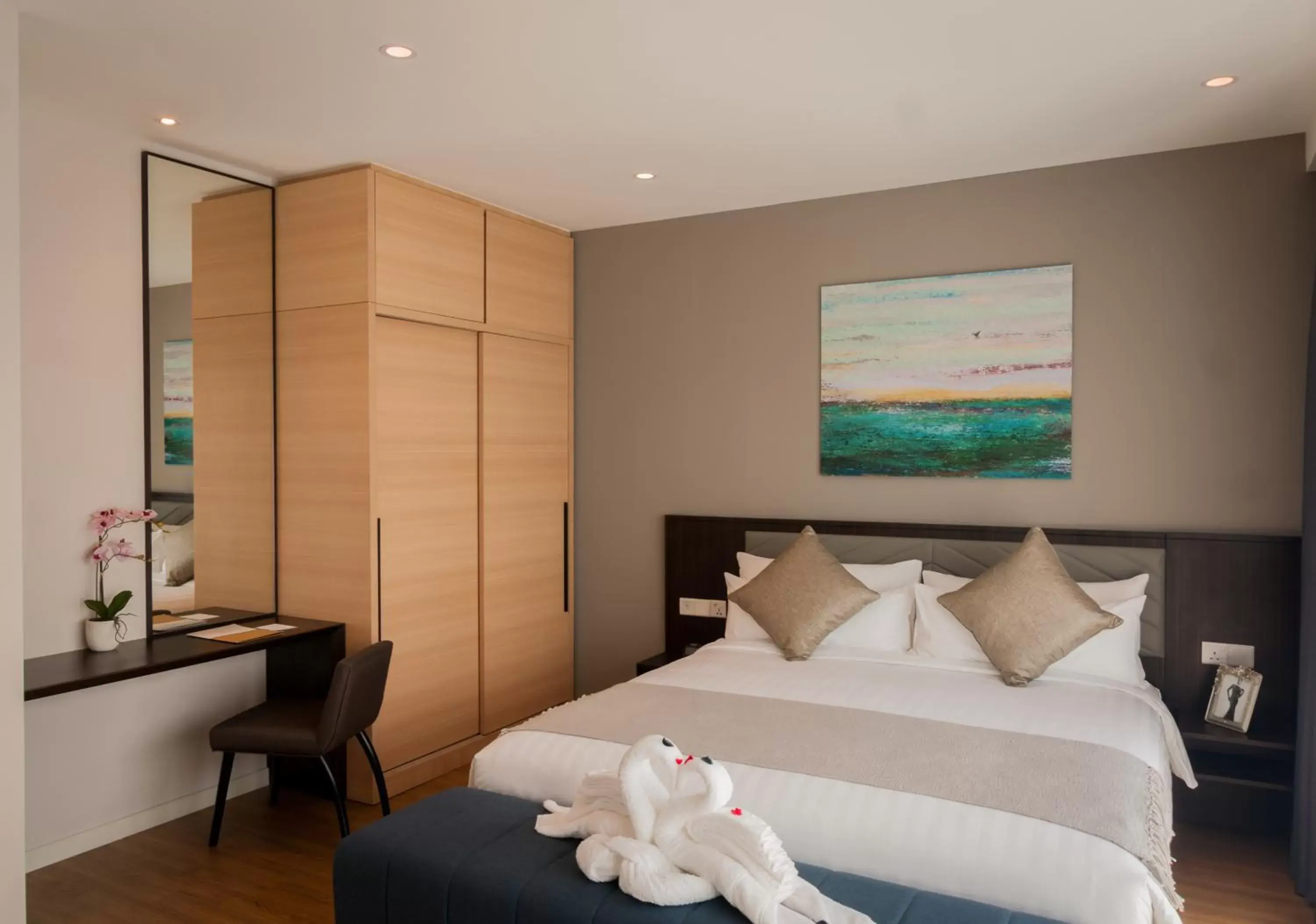 Bedroom, Bed in Suasana Suites Hotel Johor Bahru