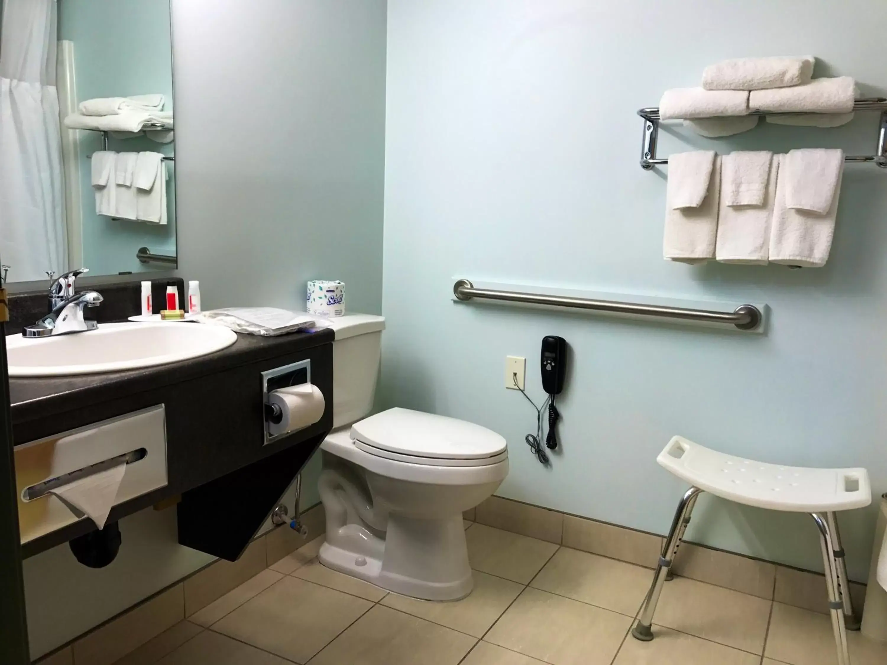 Toilet, Bathroom in Super 8 by Wyndham Kindersley