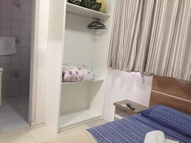 Bed in Pousada Almeida