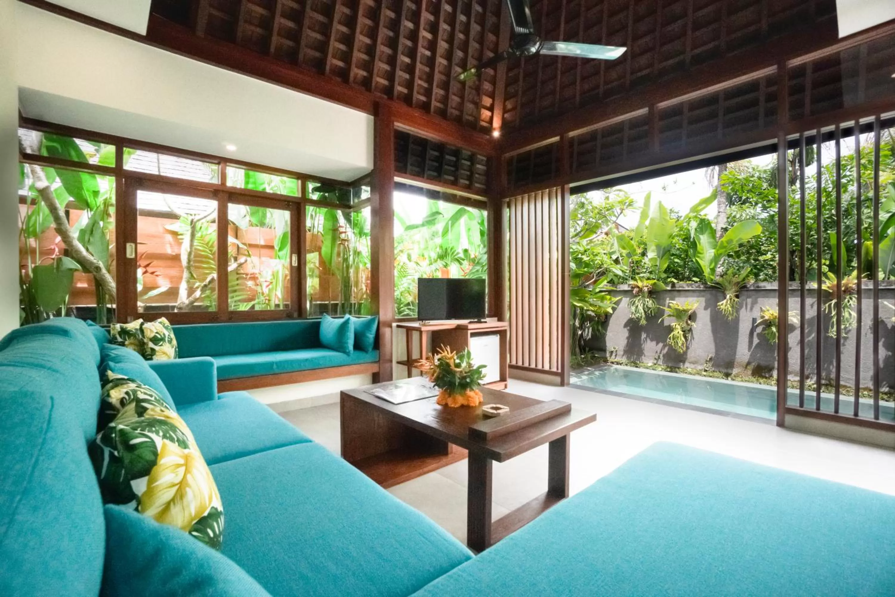 Living room in Alam Wayang Ubud - CHSE Certified