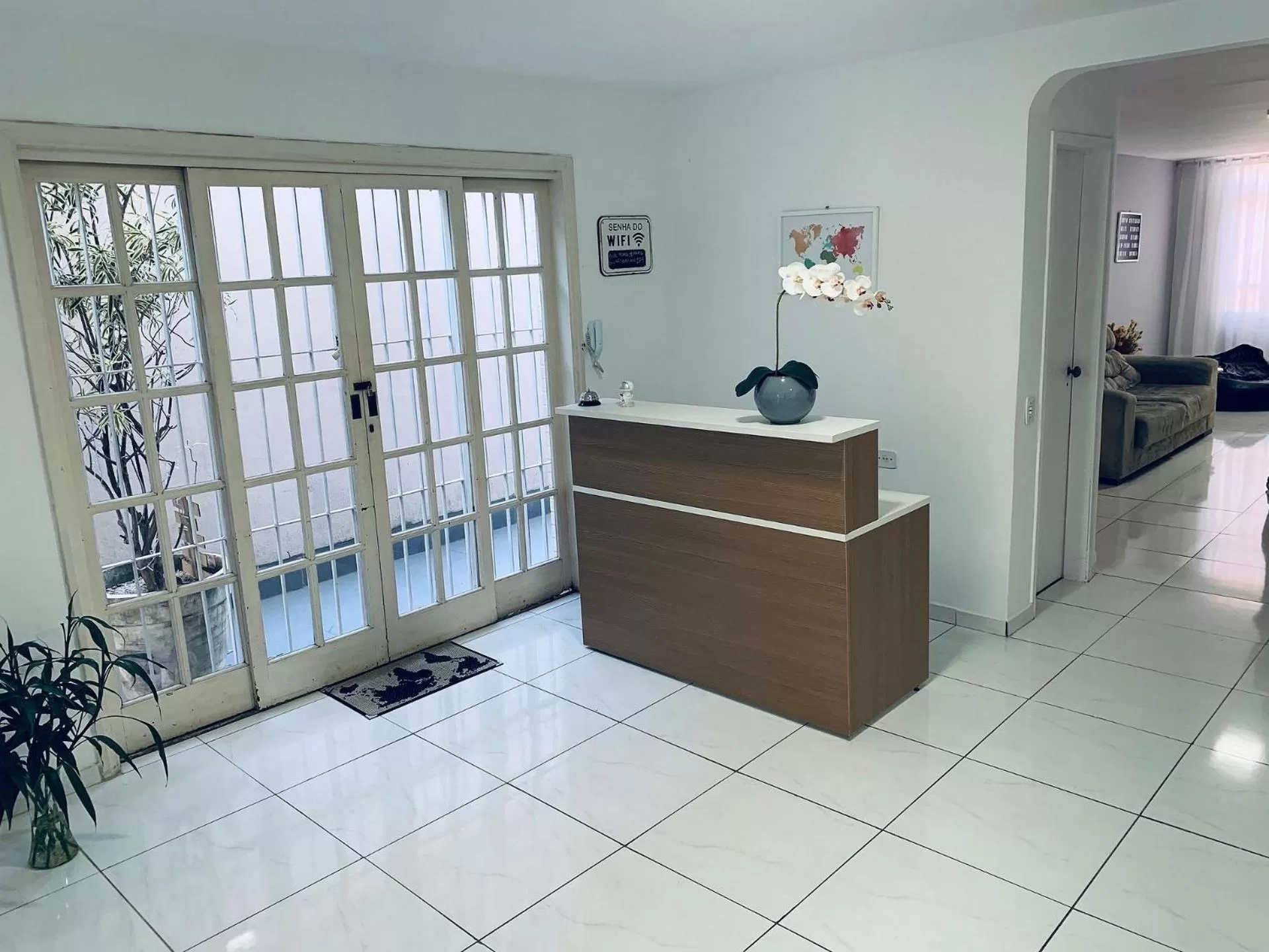 Lobby or reception in POUSADA MUNDI MORUMBI