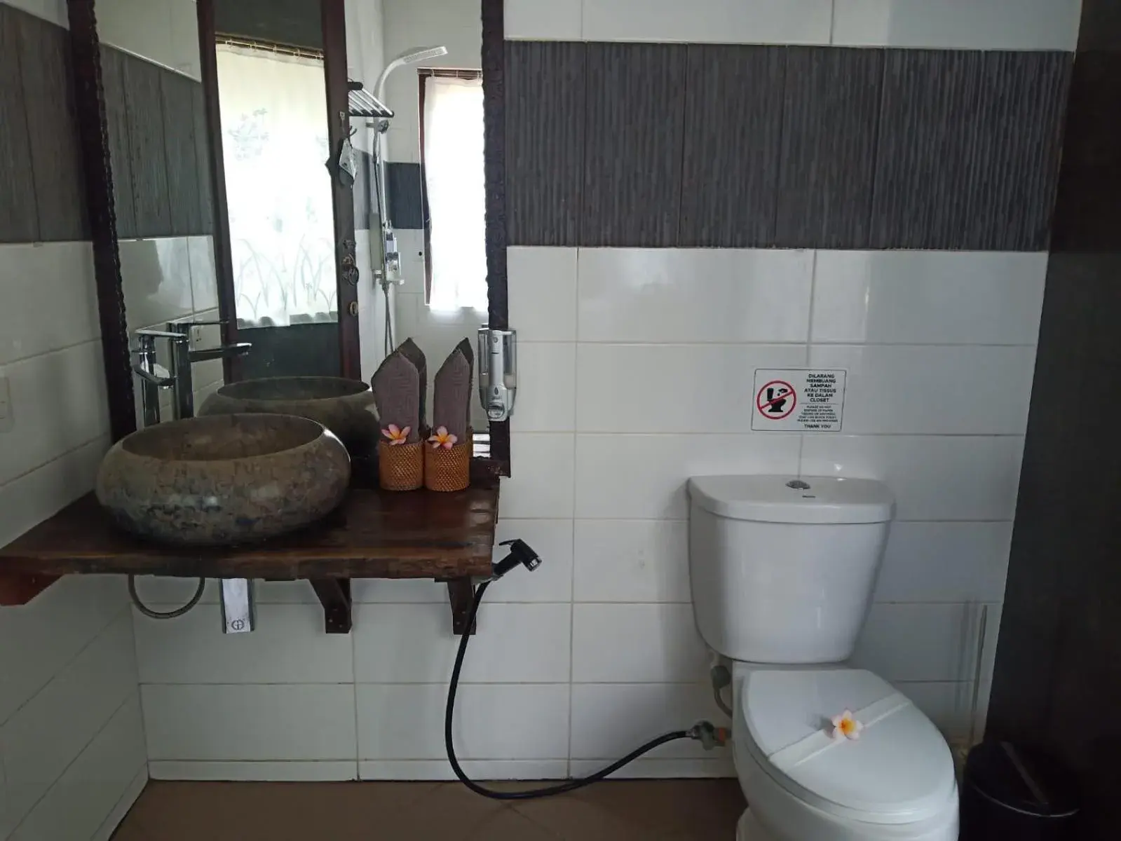 Toilet, Bathroom in Villa Umbrella Lombok