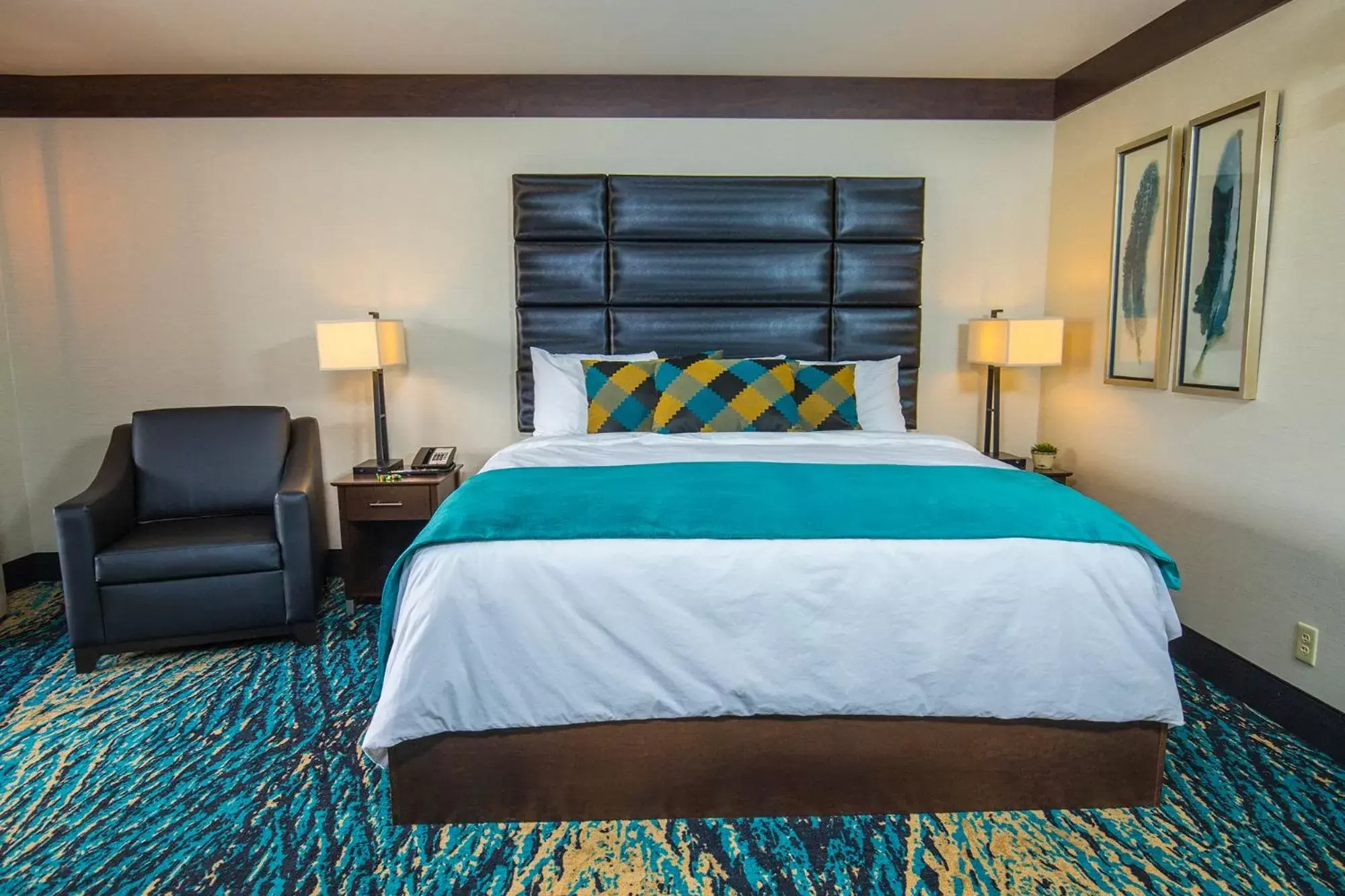 Bed in Ute Mountain Casino Hotel
