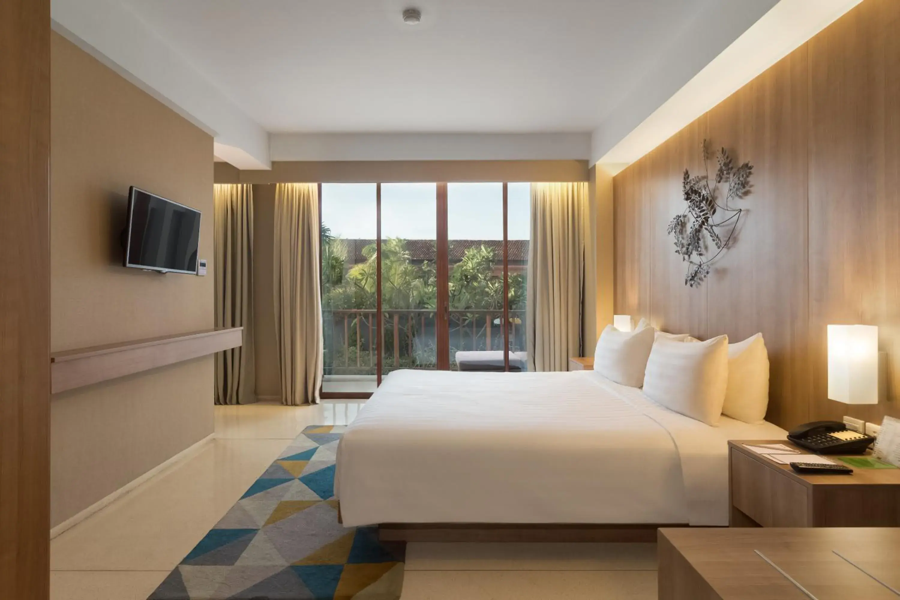Bedroom, Bed in Grand Zuri Kuta Bali Hotel