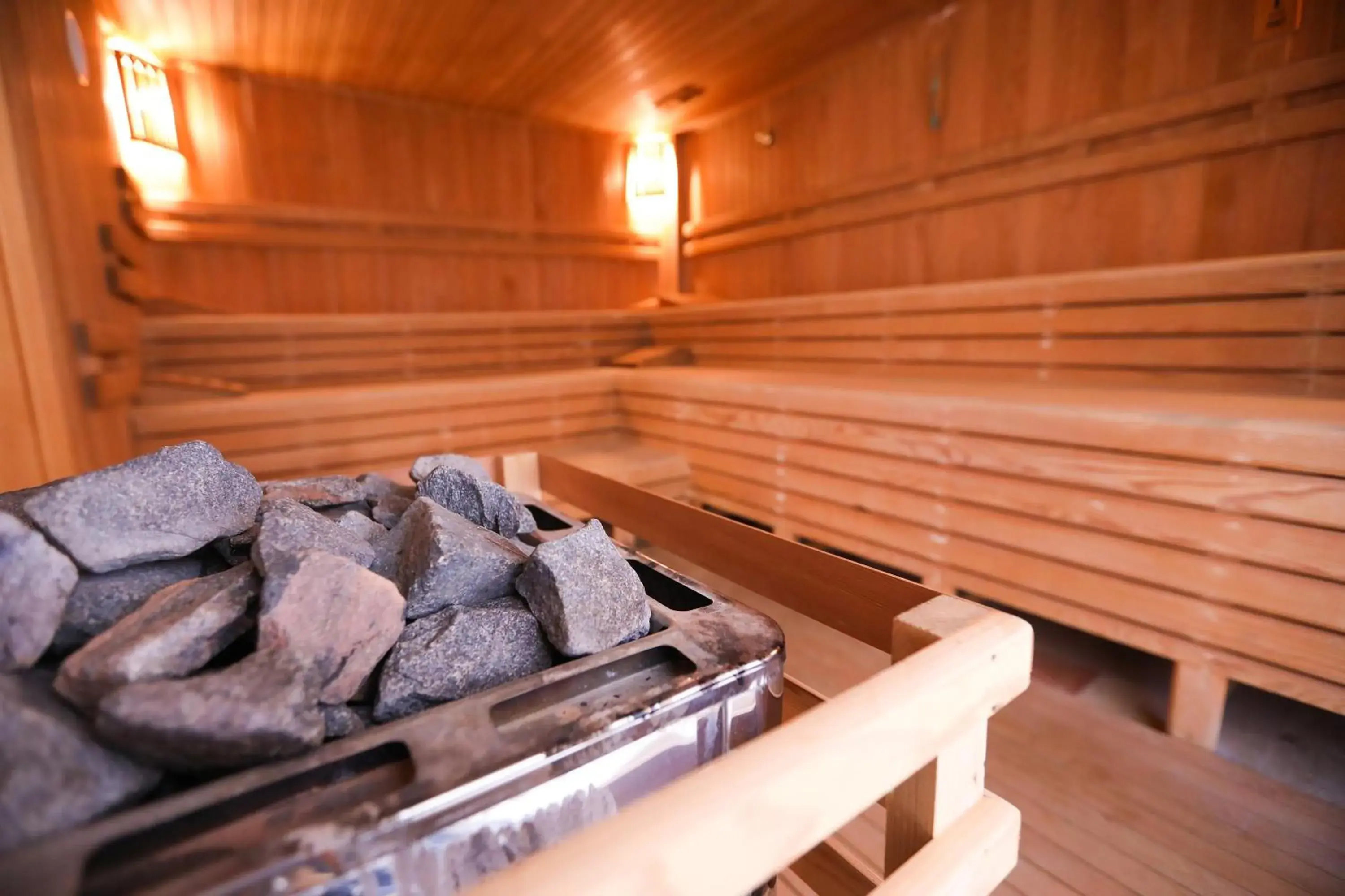 Sauna in Happy Hotel
