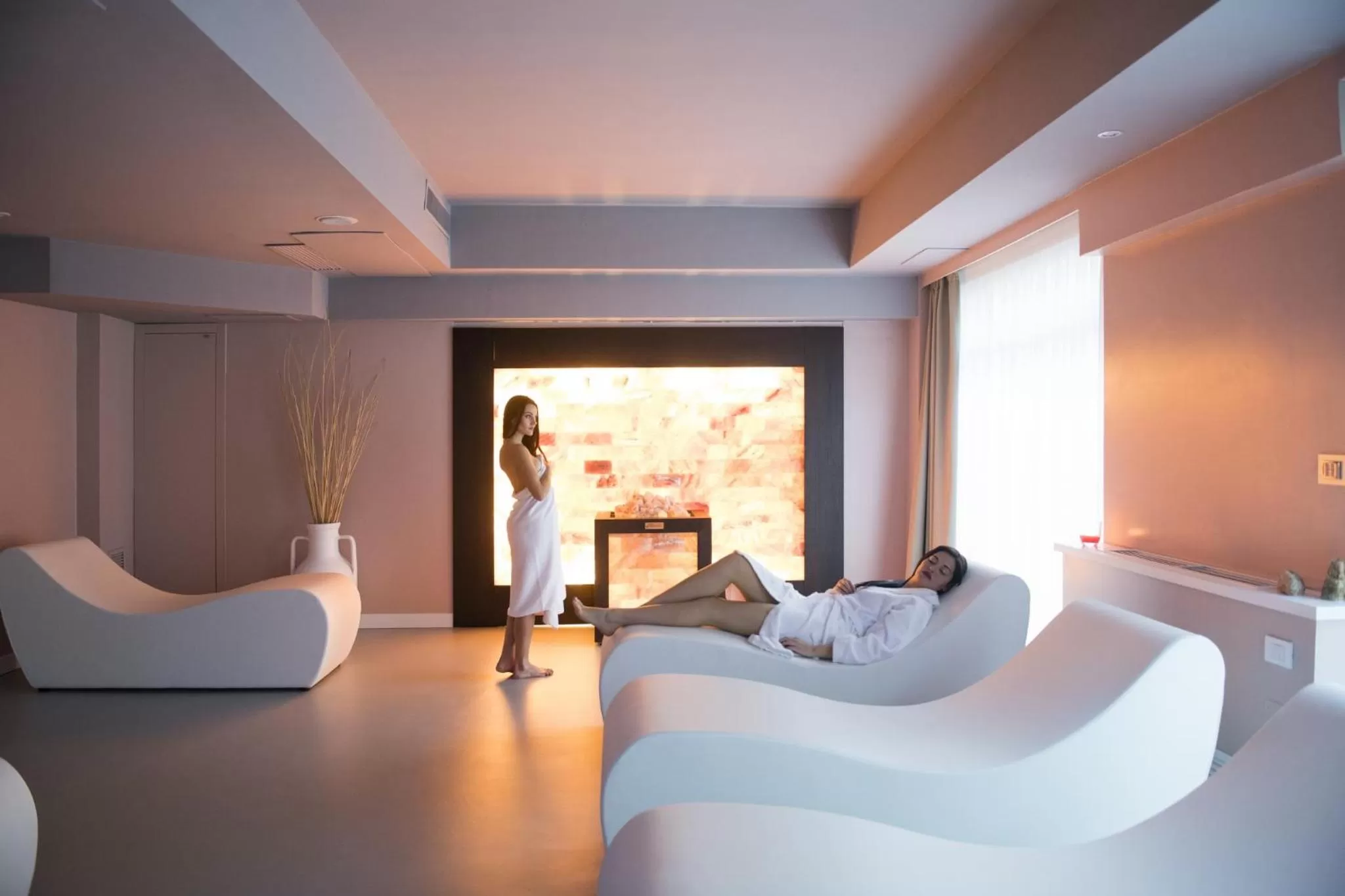 Sauna, Bed in Regiohotel Manfredi