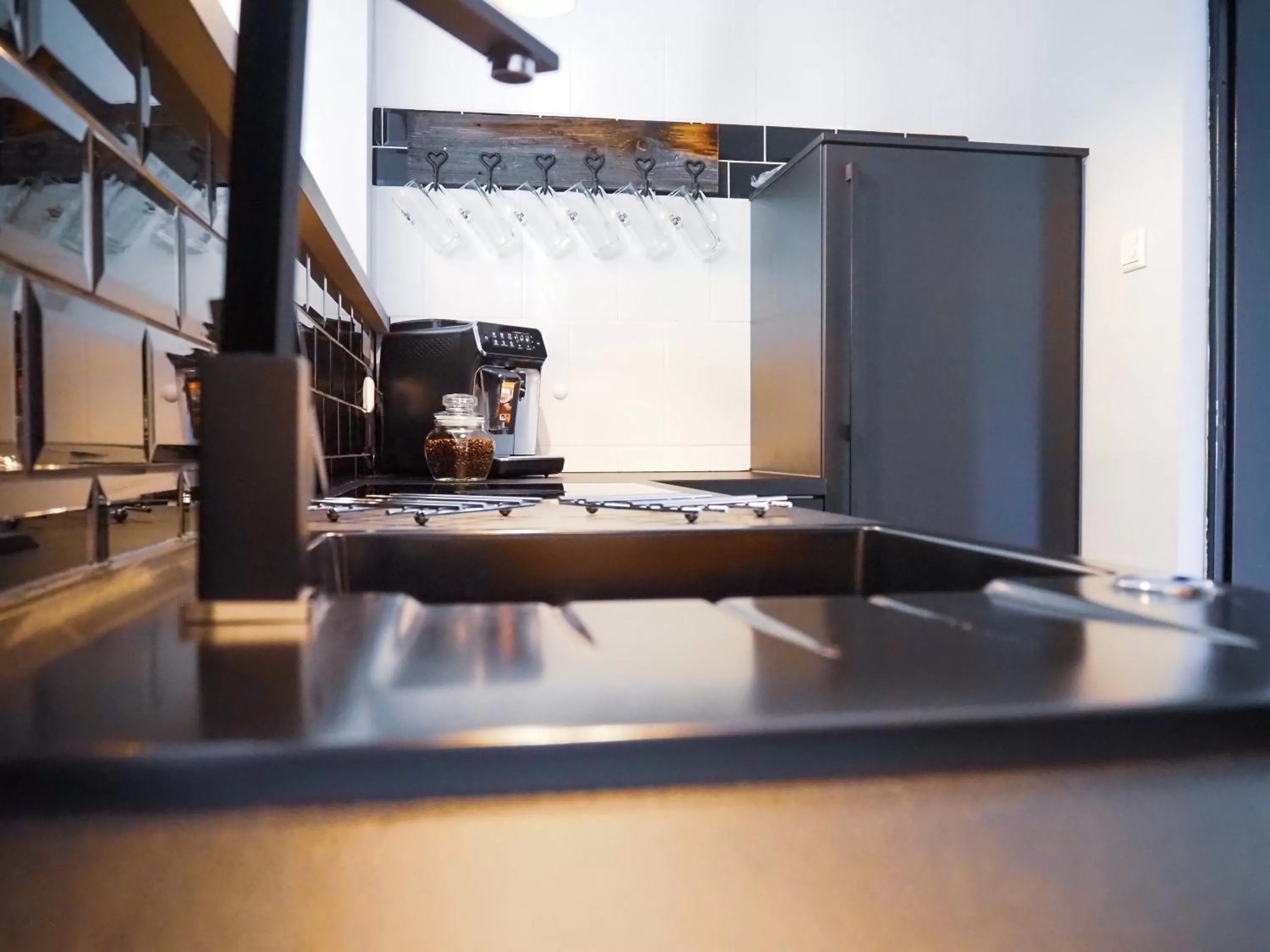 Kitchen or kitchenette, Kitchen/Kitchenette in Sauna & Whirlpool - ALPENLIEBE APARTments