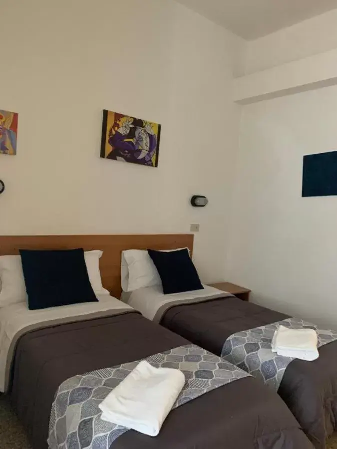 Bedroom, Bed in Hotel villa del bagnino