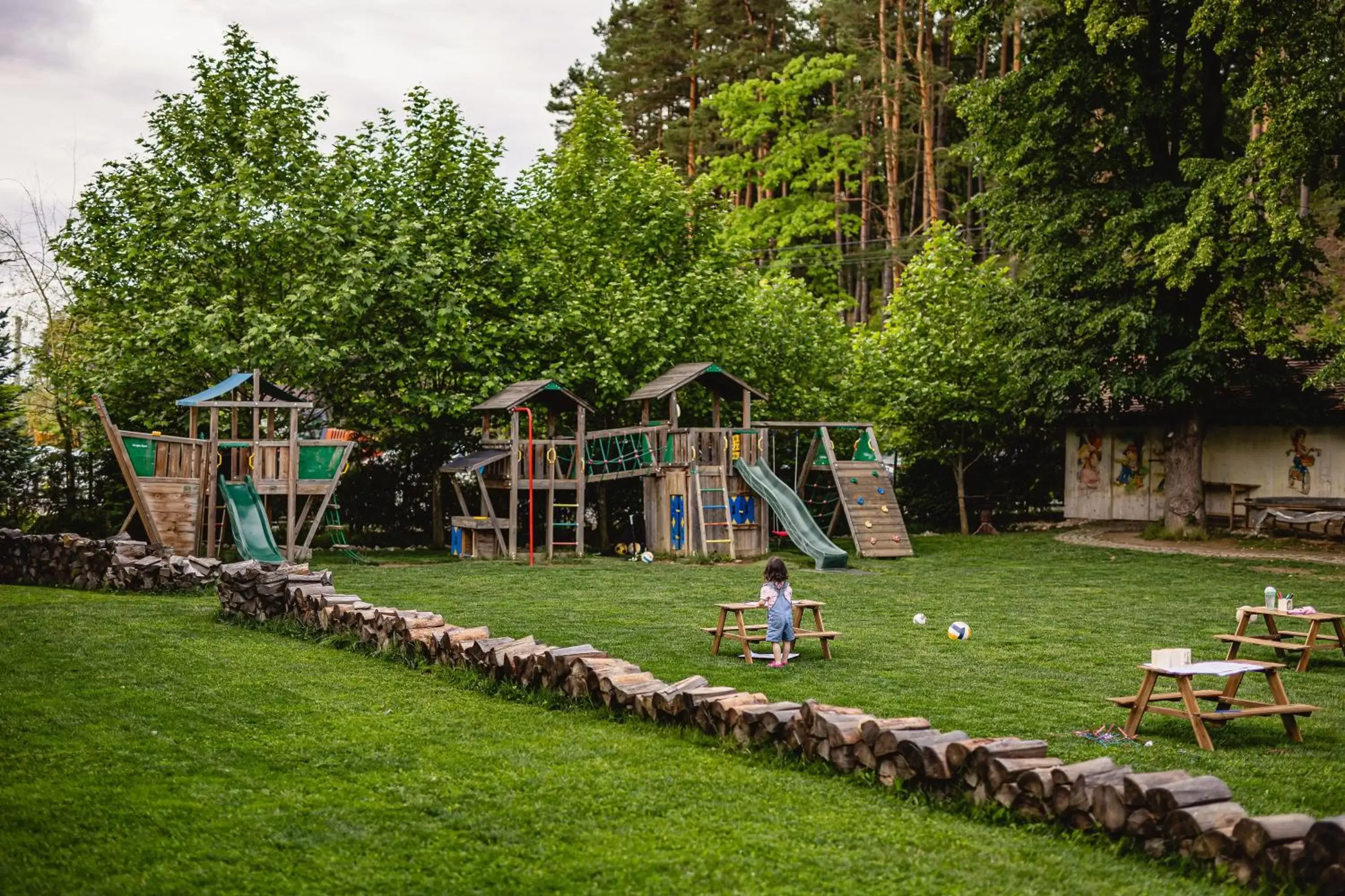 Property building, Children's Play Area in Wolkendorf Bio Hotel & Spa