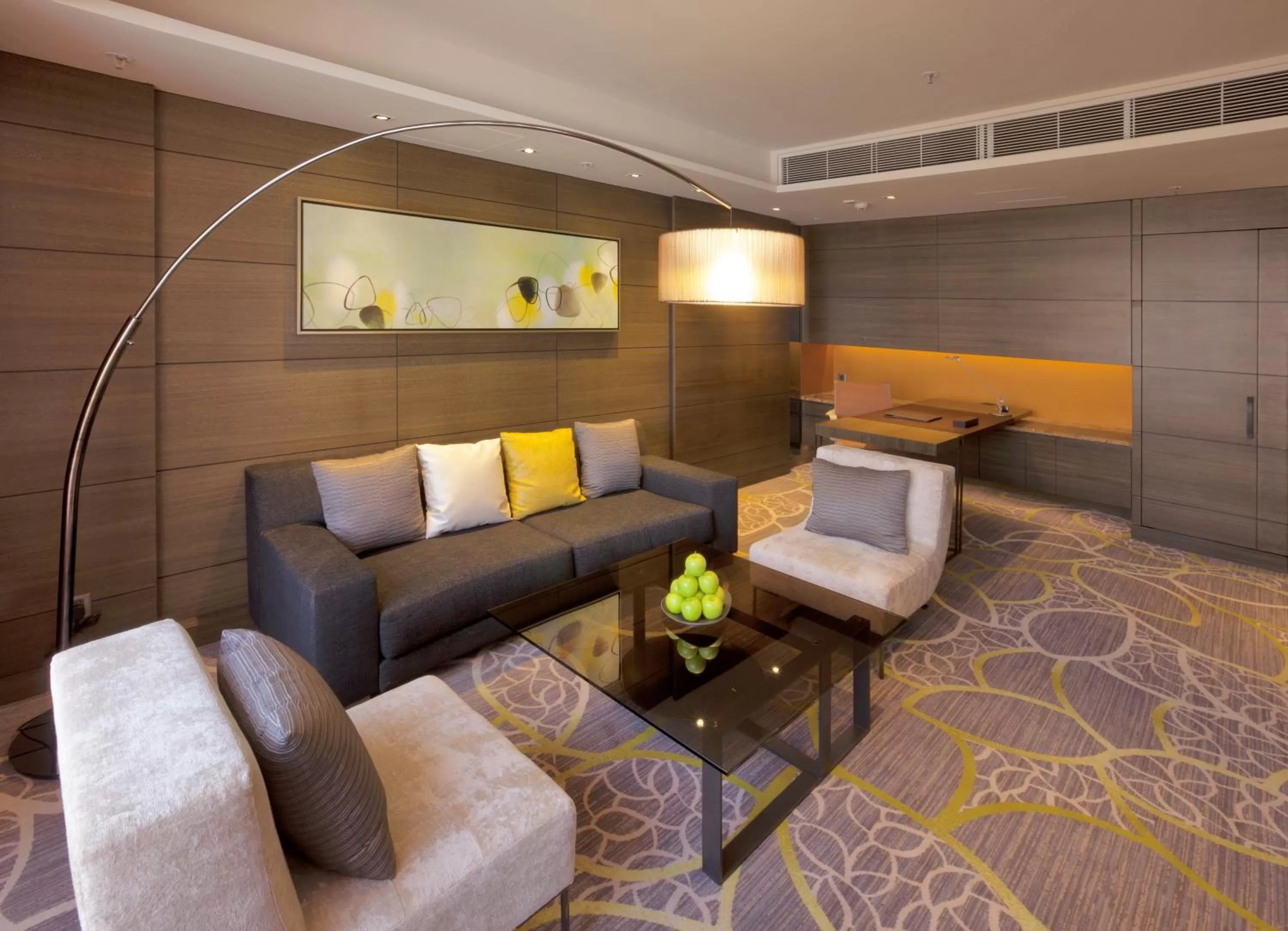 Living room in Crowne Plaza Hong Kong Kowloon East by IHG