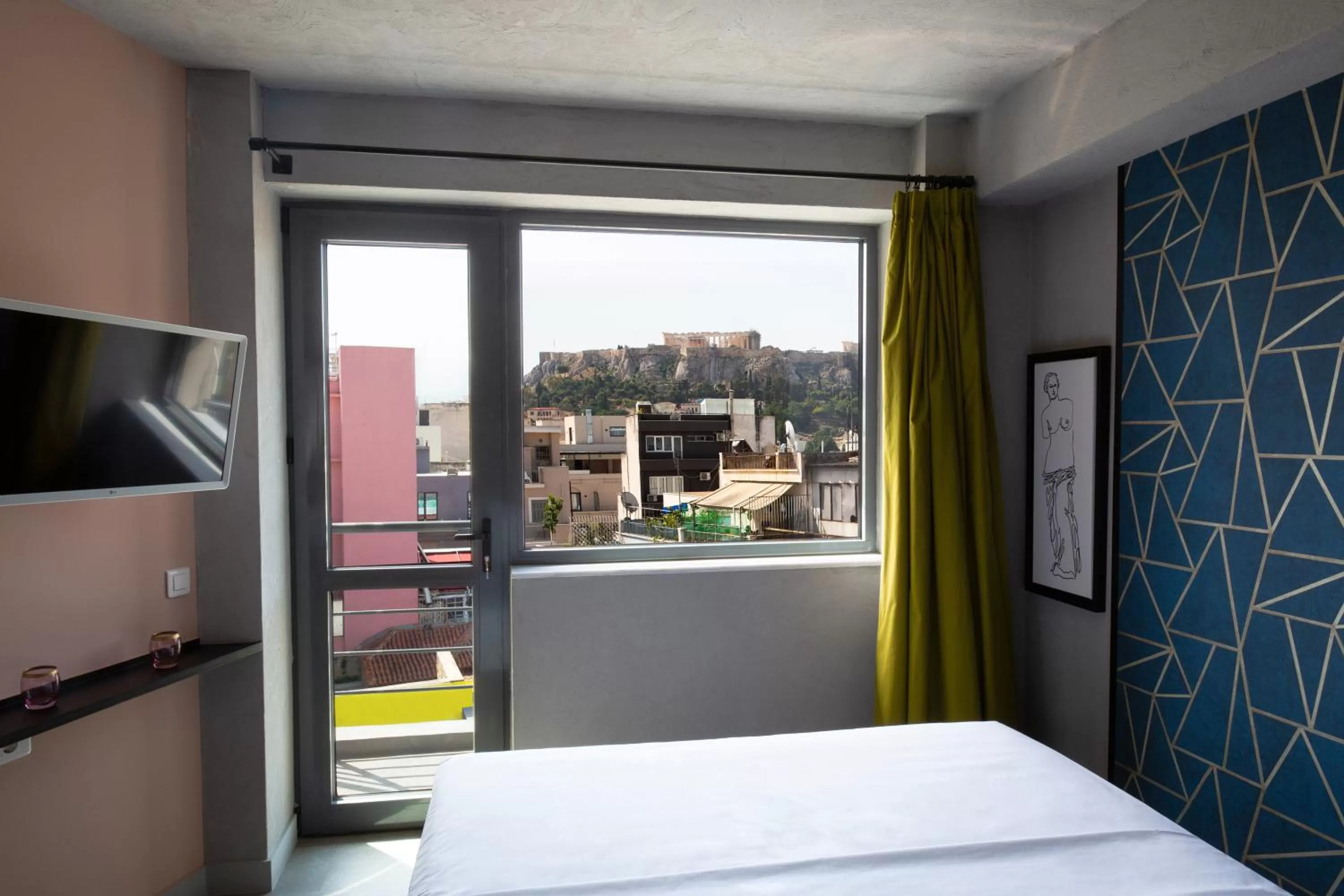 City view, Bed in Downtown Athens Lofts - The Acropolis Observatory