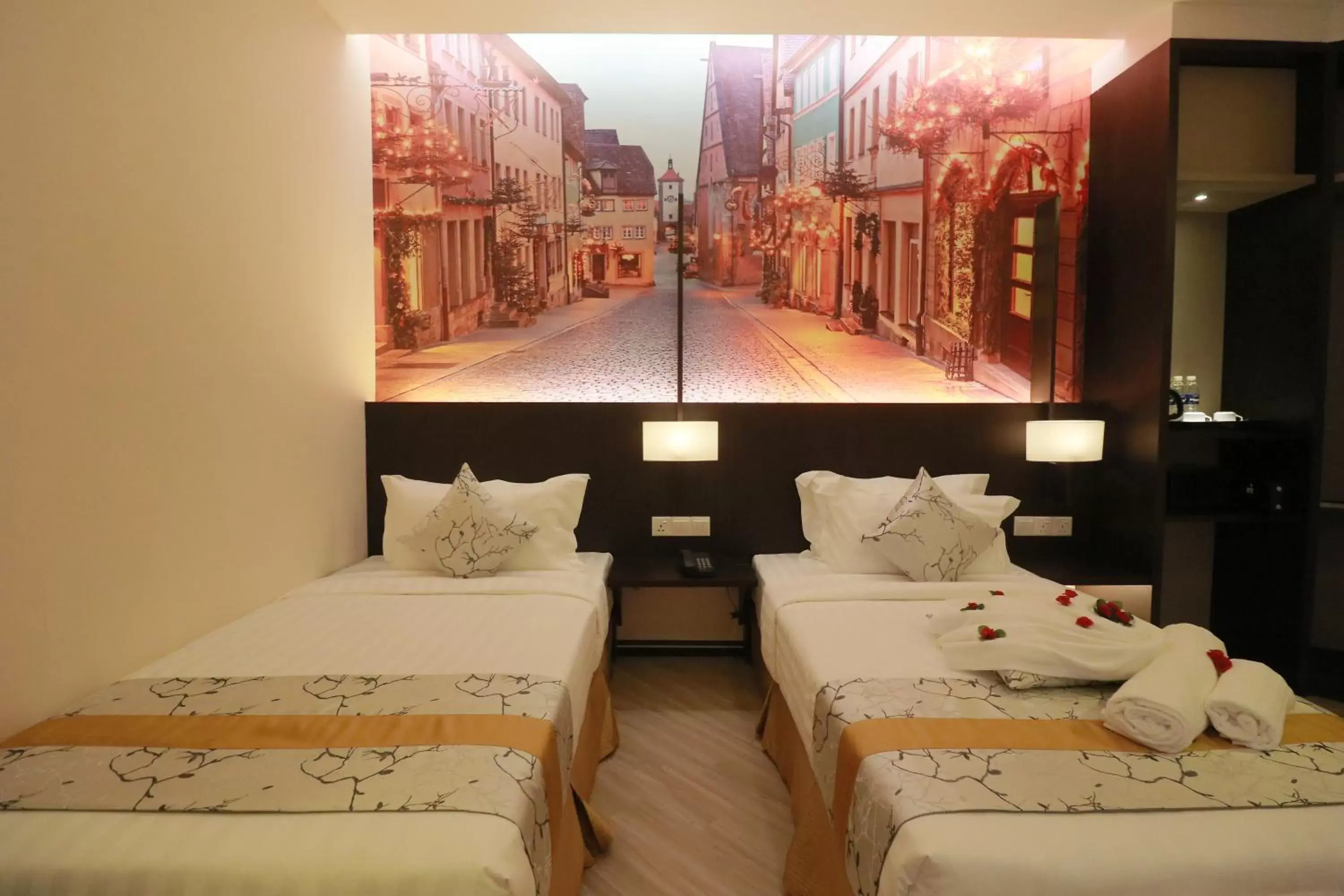 Twin Room without Window in Amamas Boutique Hotel Kuching Twin Room without Window in Amamas Boutique Hotel Kuching