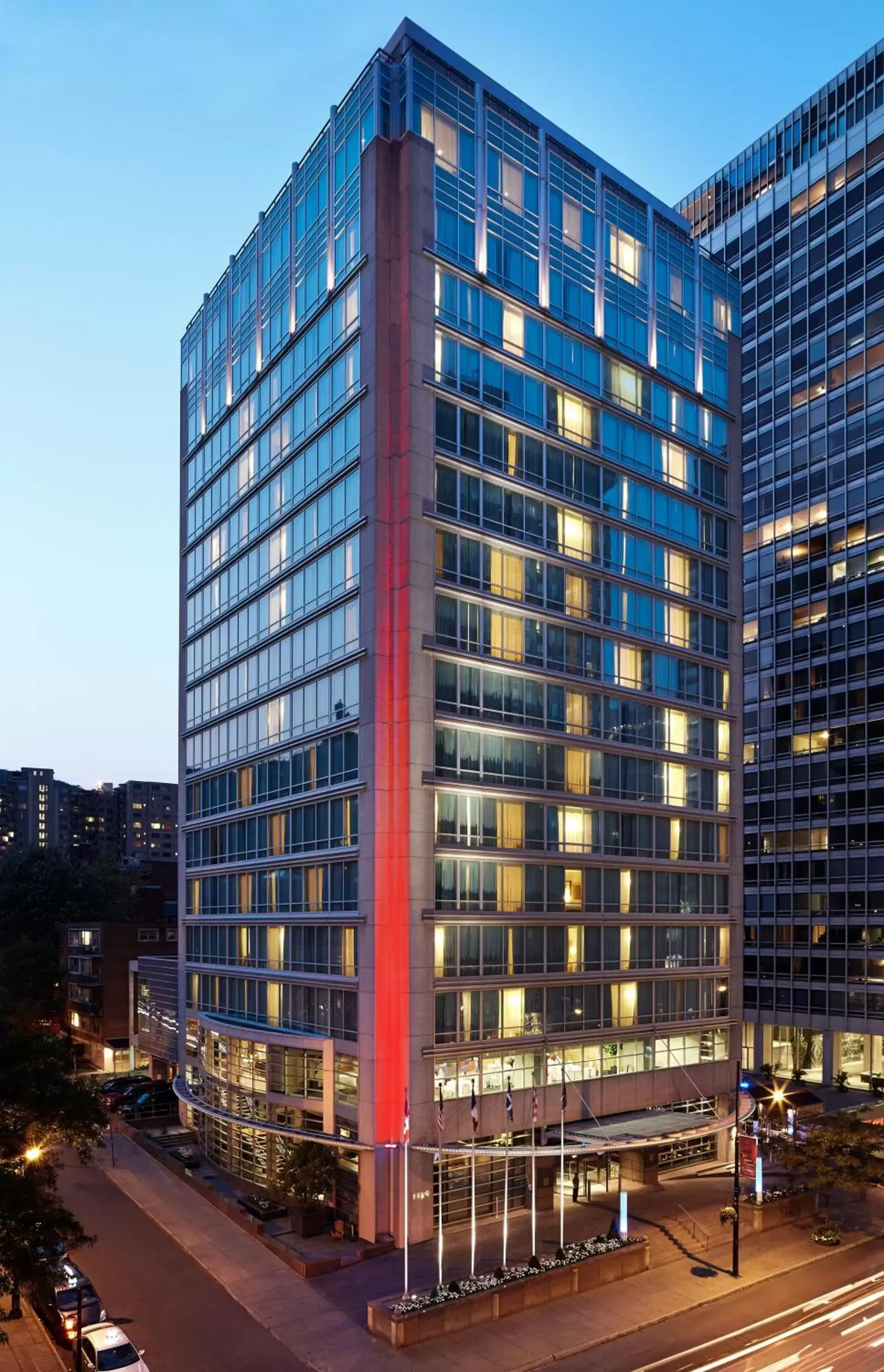 Night, Property Building in Sofitel Montreal Golden Mile