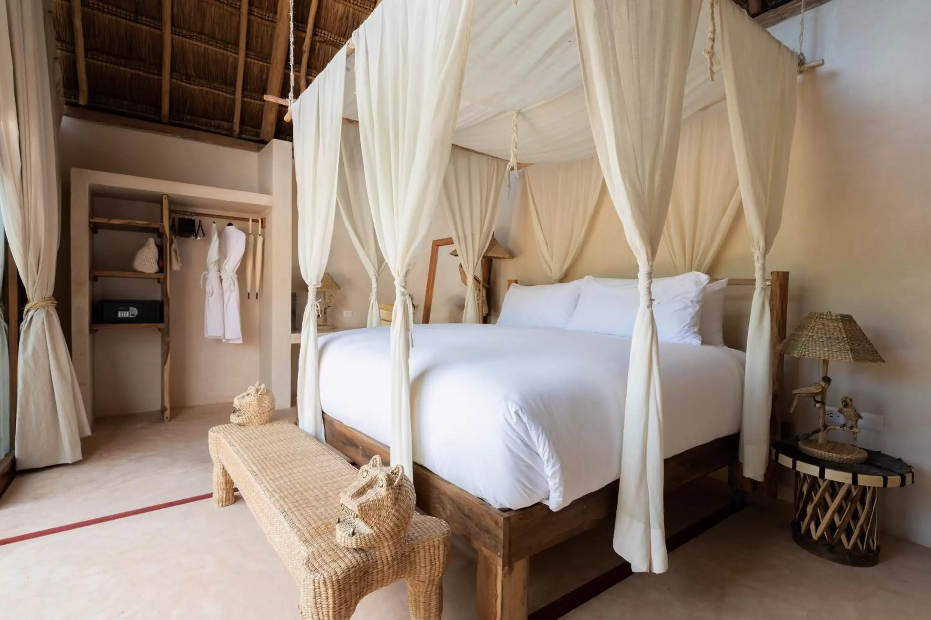 Bed in La Valise Tulum