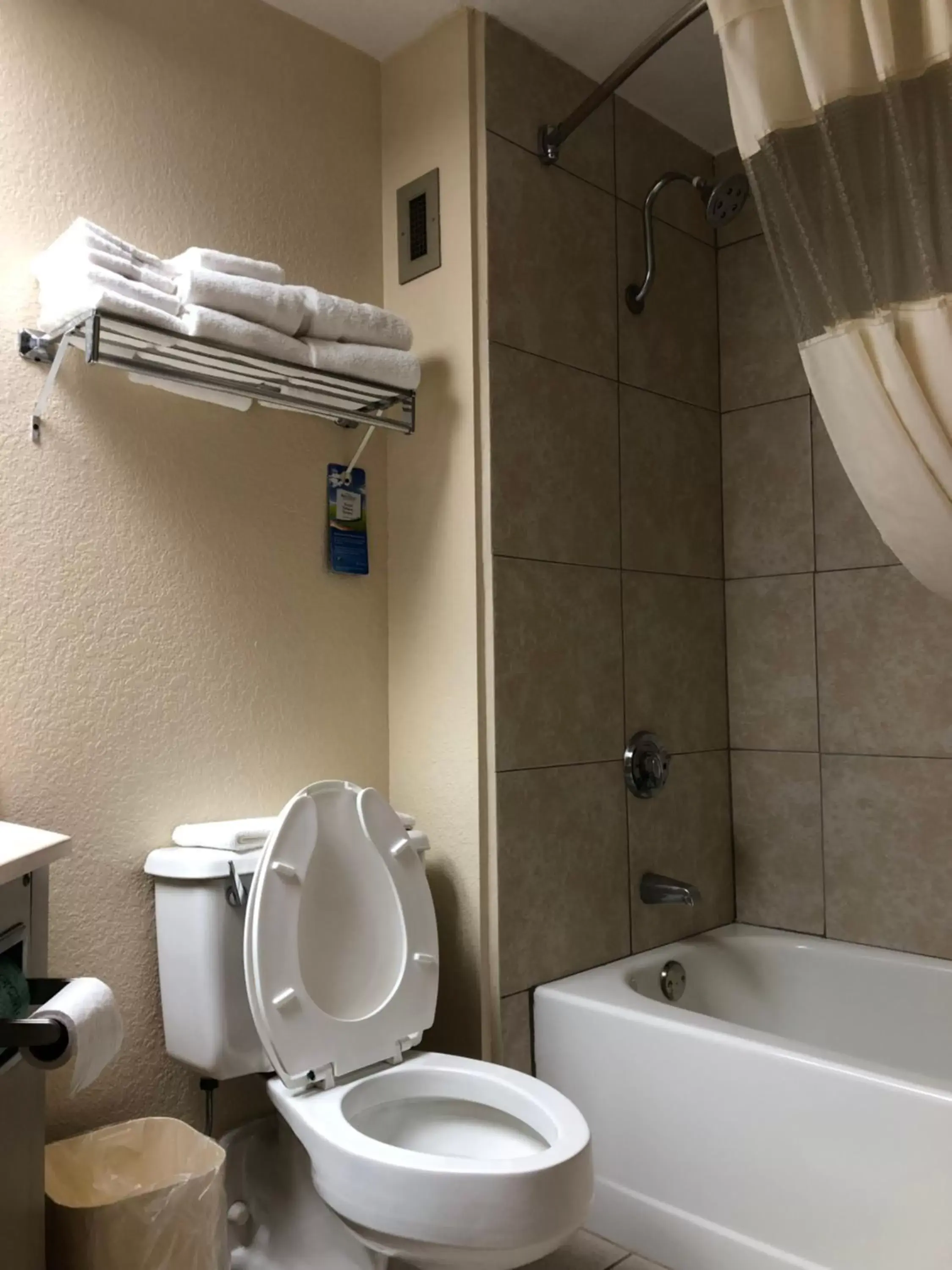 Bathroom in Baymont by Wyndham Cincinnati Sharonville