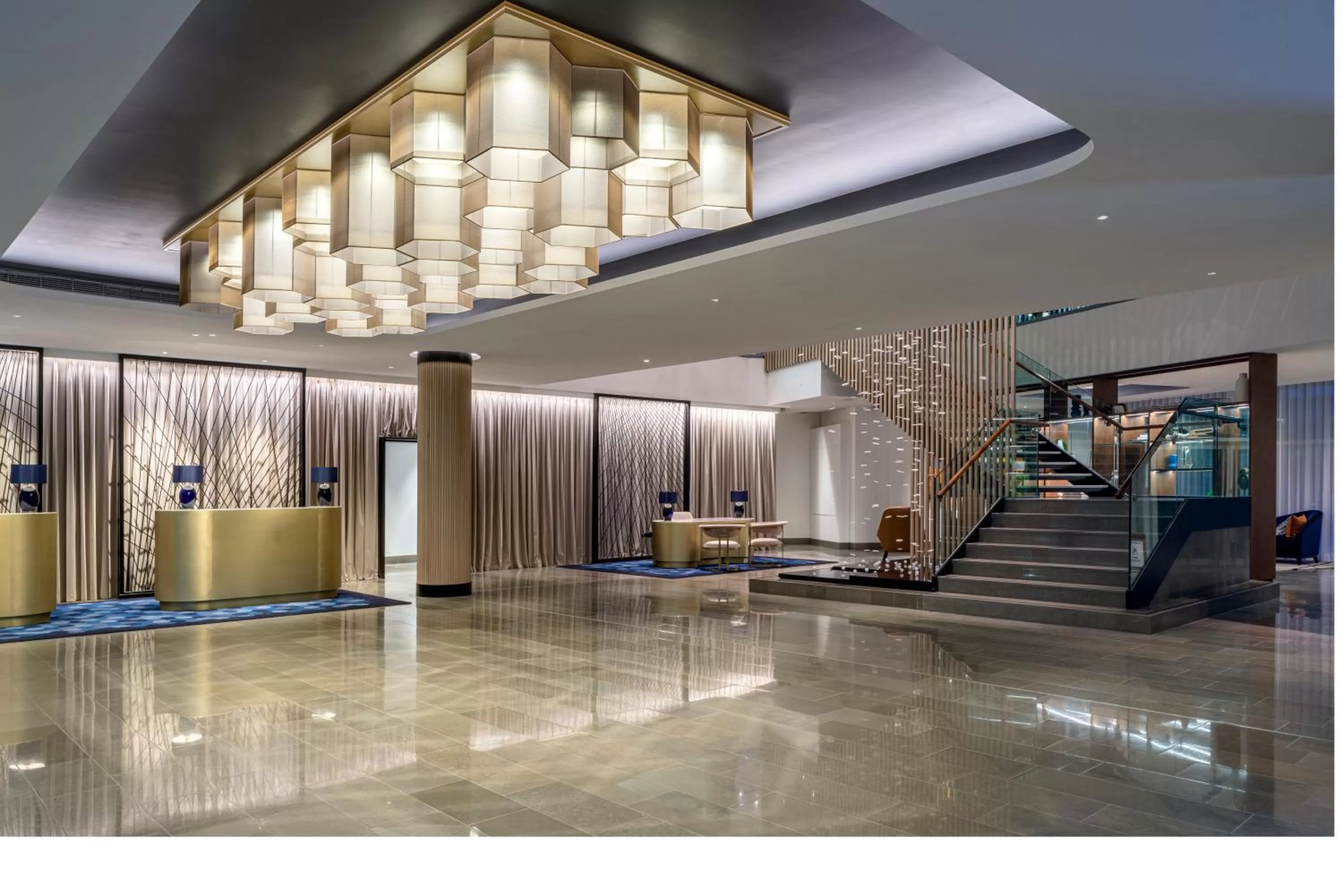 Lobby or reception in The Lowry Hotel Manchester