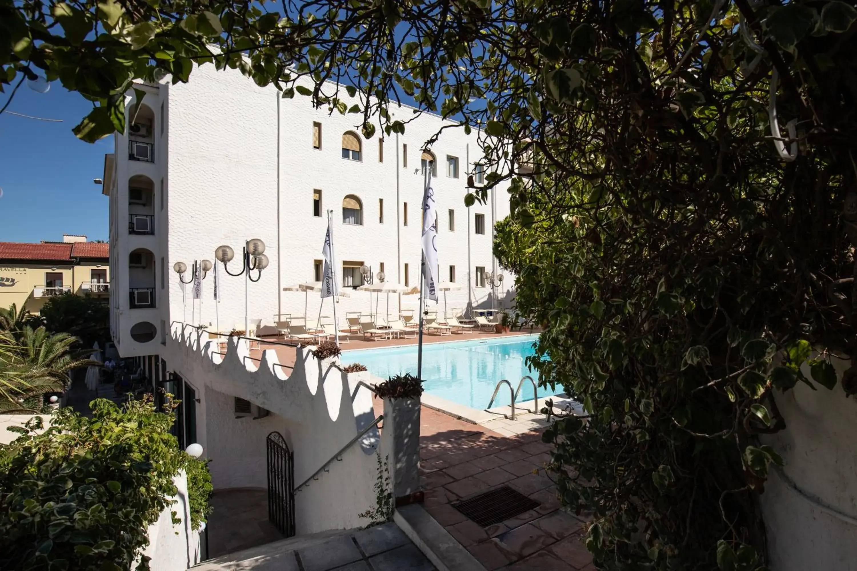 Property building, Swimming Pool in Hotel Falcone
