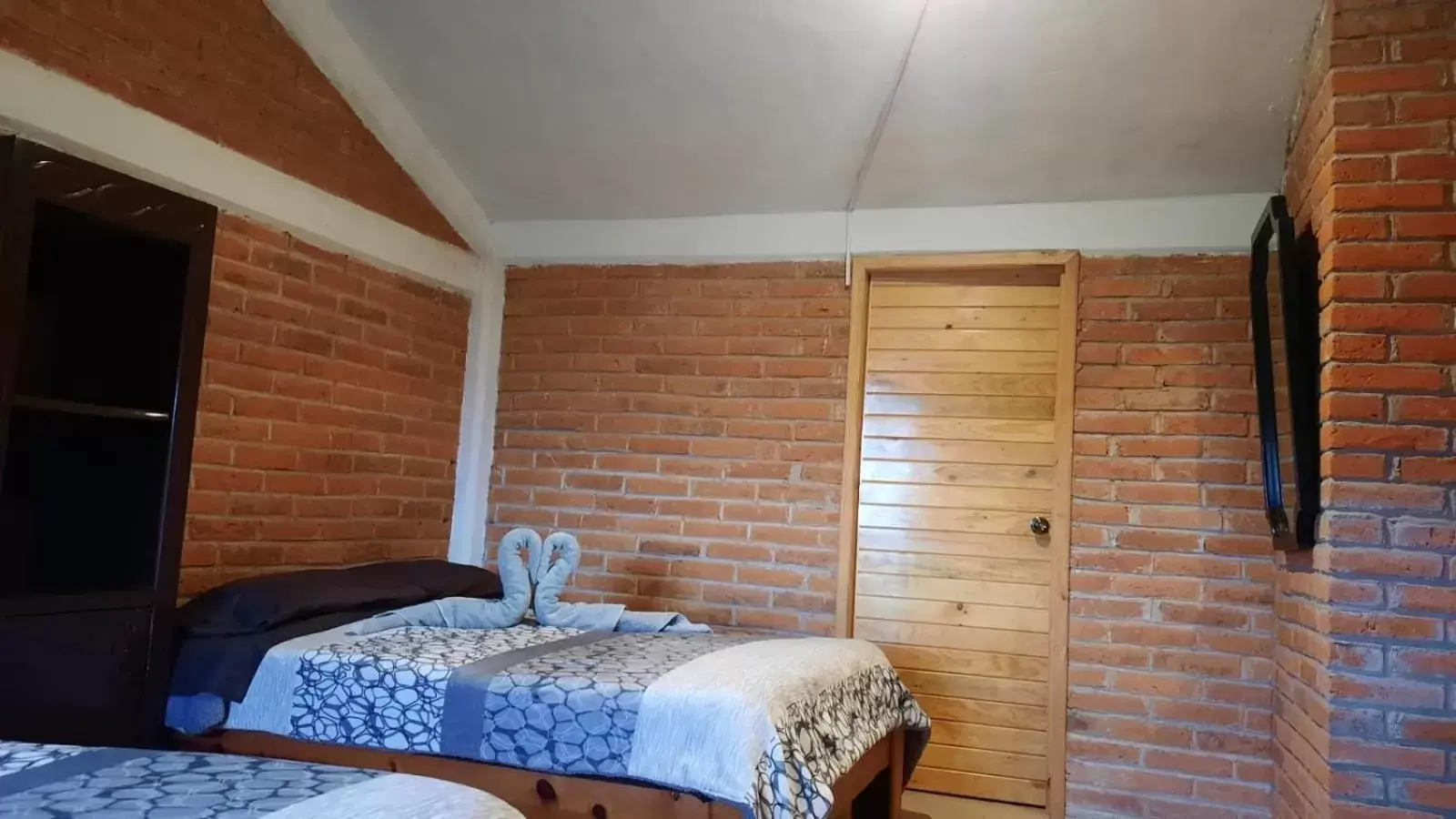 Bed in CABAÑAS TLAXCO LA LOMA