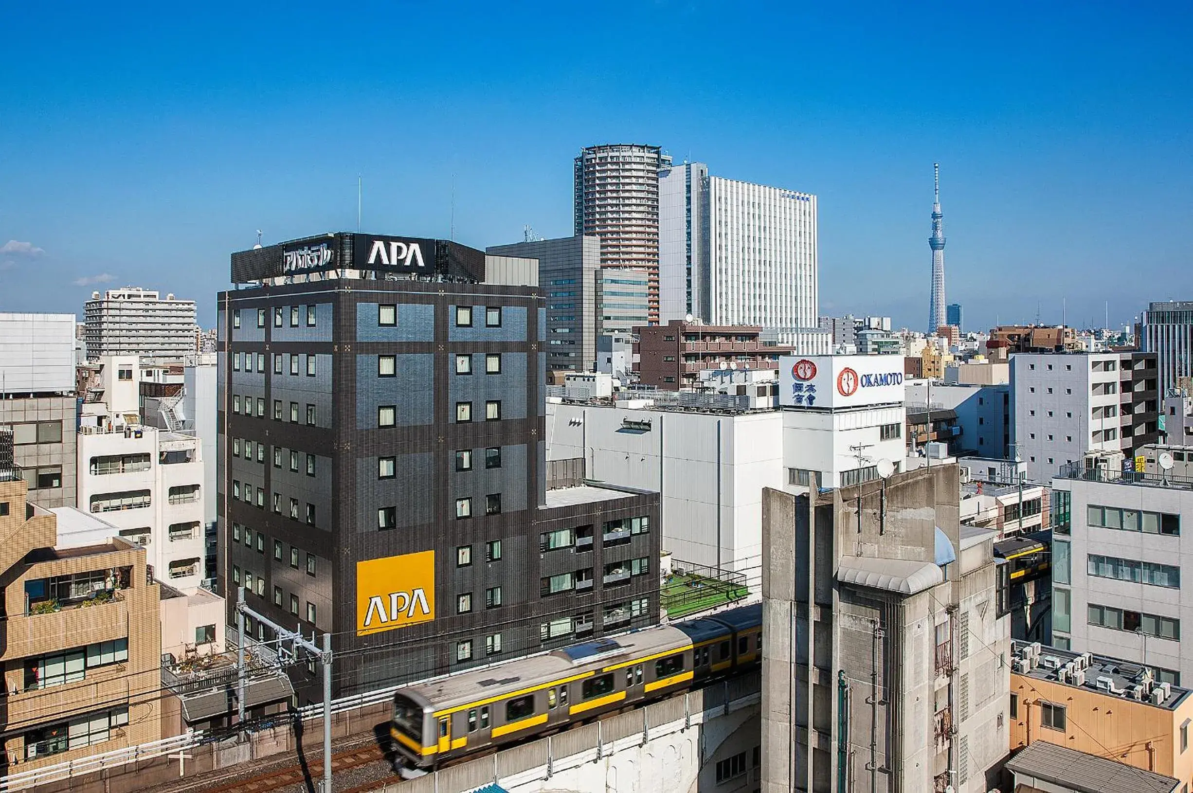 Bird's eye view in Apa Hotel Akihabara Ekimae