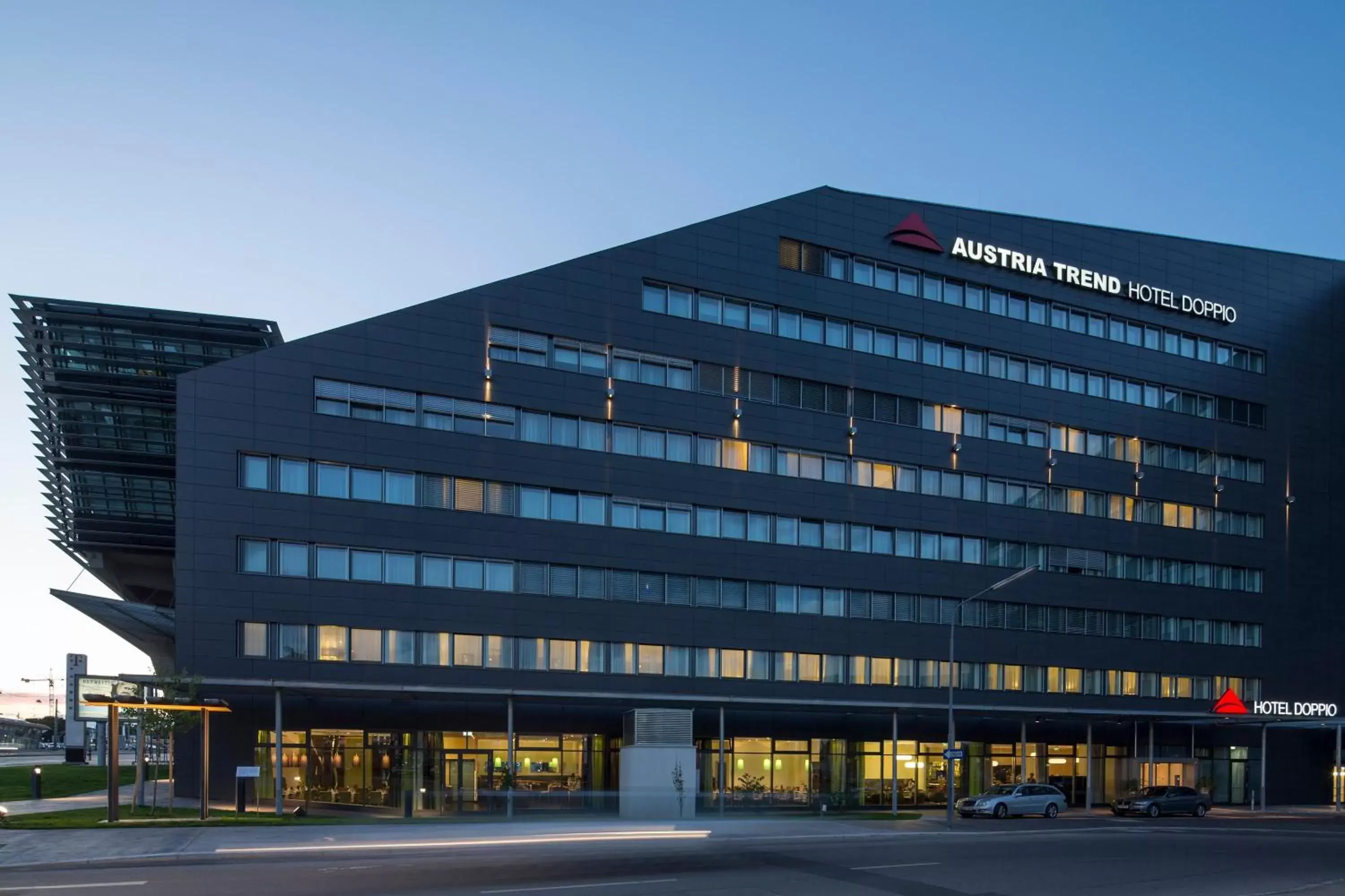 Property building in Austria Trend Hotel Doppio Wien Property building in Austria Trend Hotel Doppio Wien