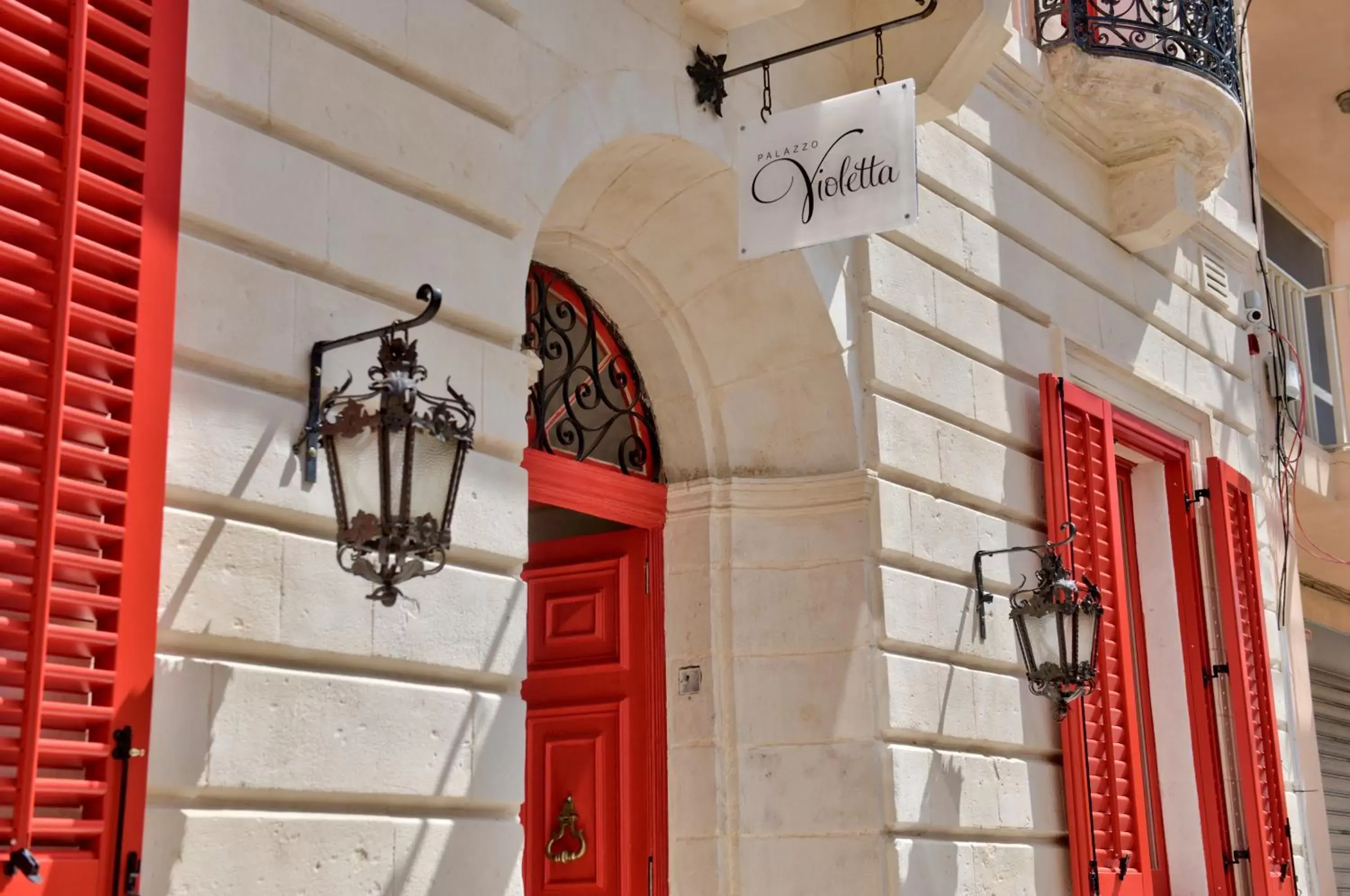 Facade/entrance in Palazzo Violetta Boutique Hotel