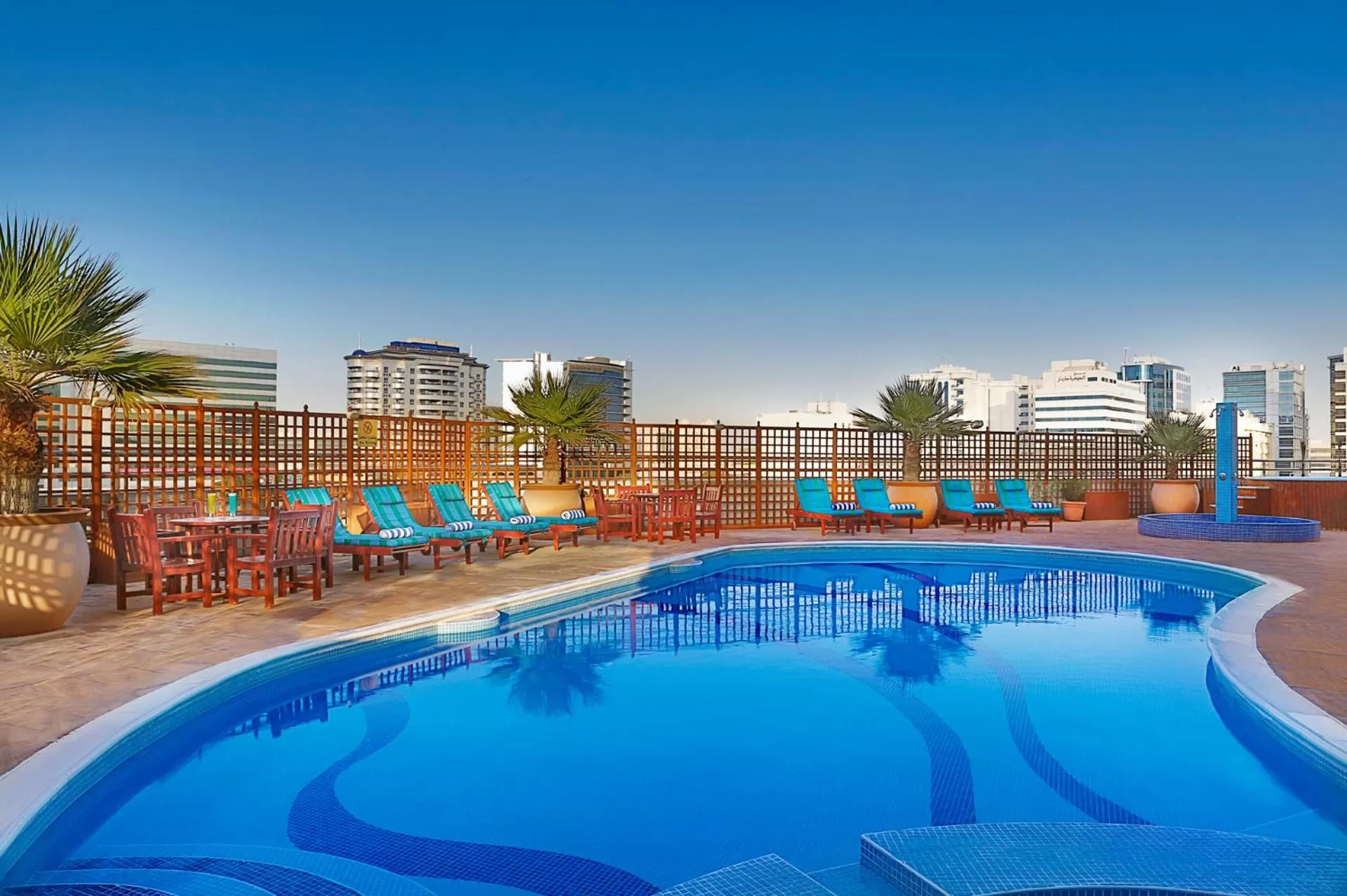 Swimming pool in City Seasons Suites