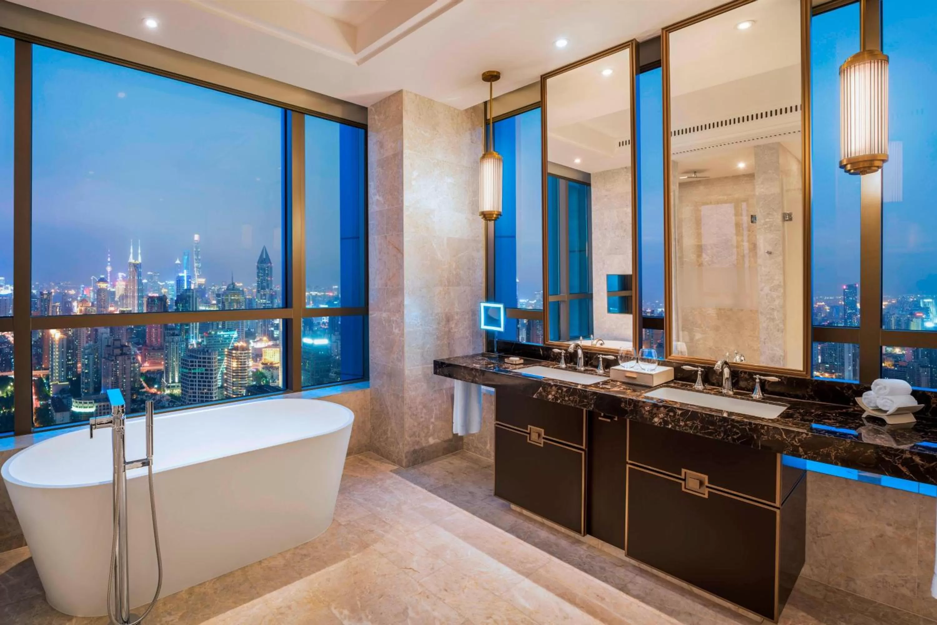 Bathroom in The St Regis Shanghai Jingan - Where Downtown Luxury Meets Legendary Old Shanghai Jazz