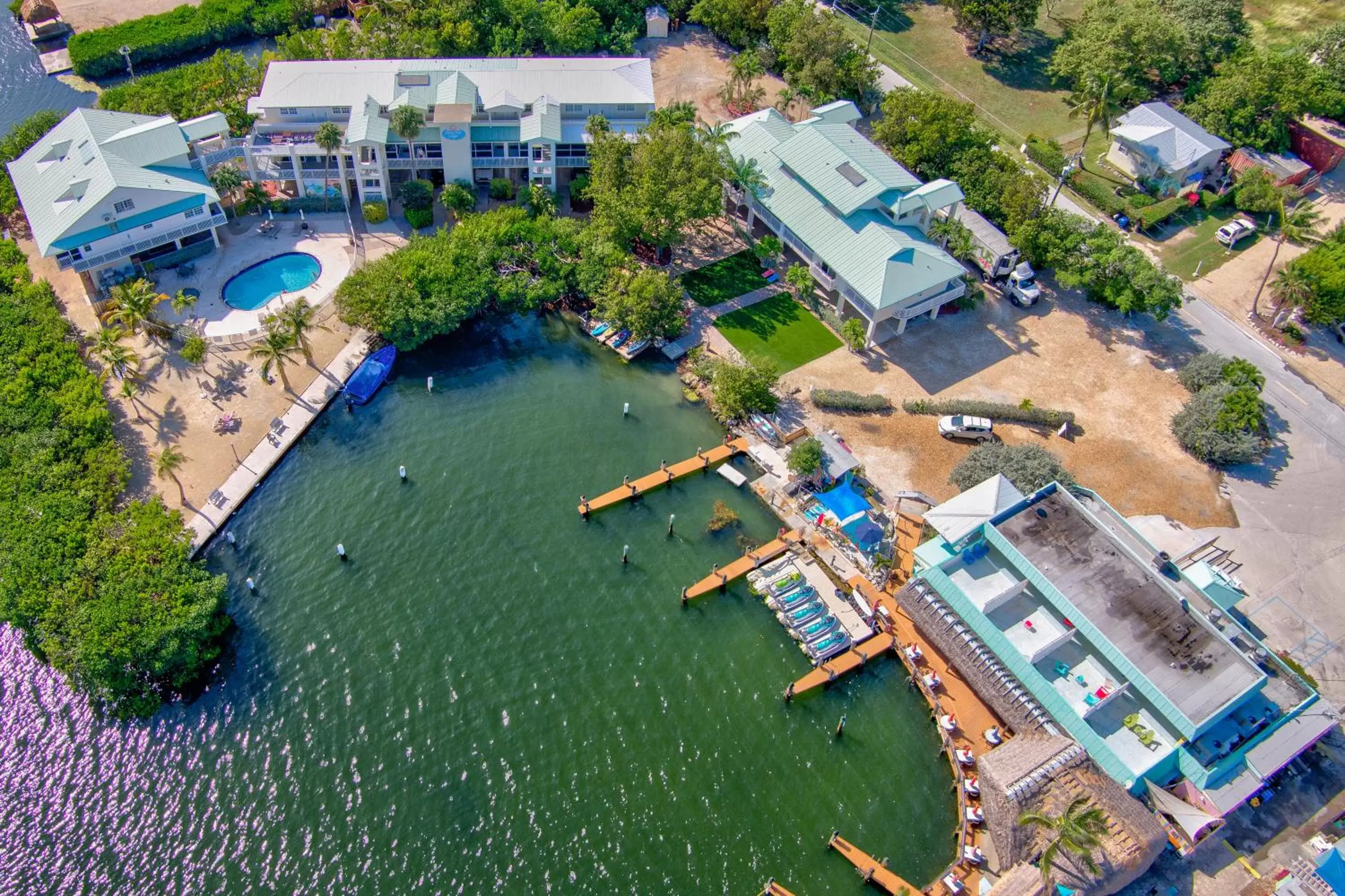 Property building, Bird's-eye View in Dove Creek Resort & Marina, Trademark Collection by Wyndham