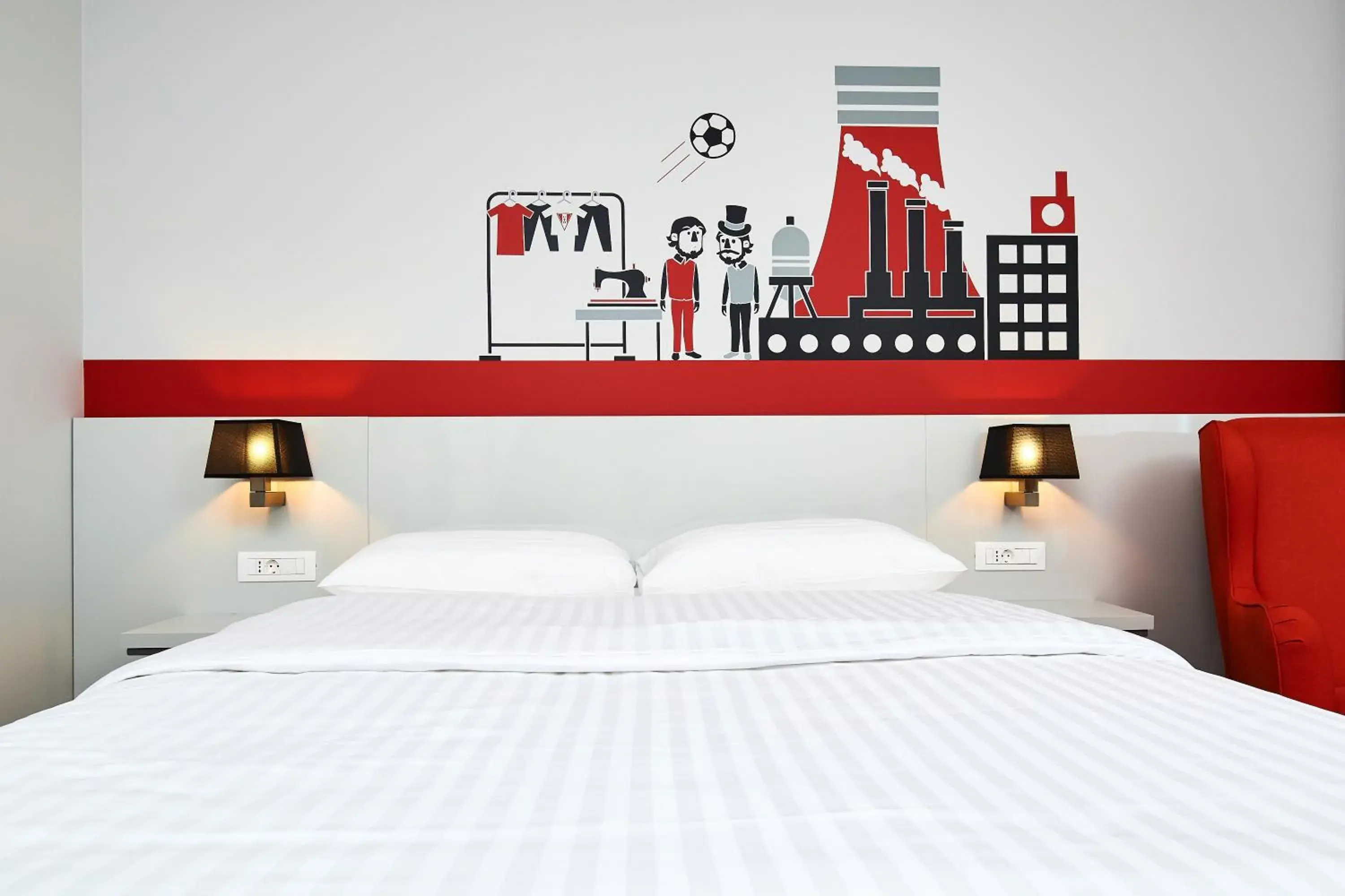 Bed in ibis Styles Arad