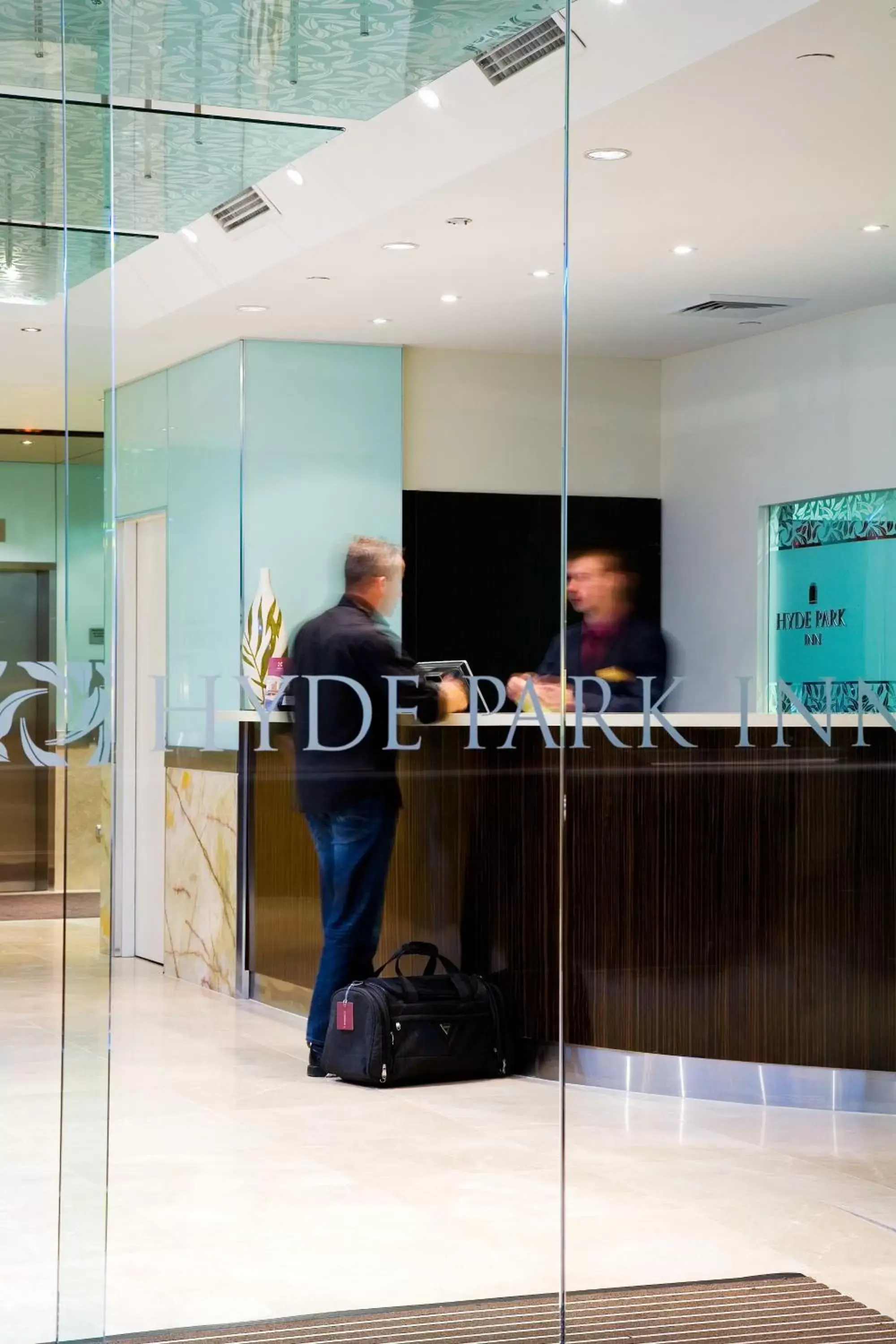 Facade/entrance in Hyde Park Inn Facade/entrance in Hyde Park Inn