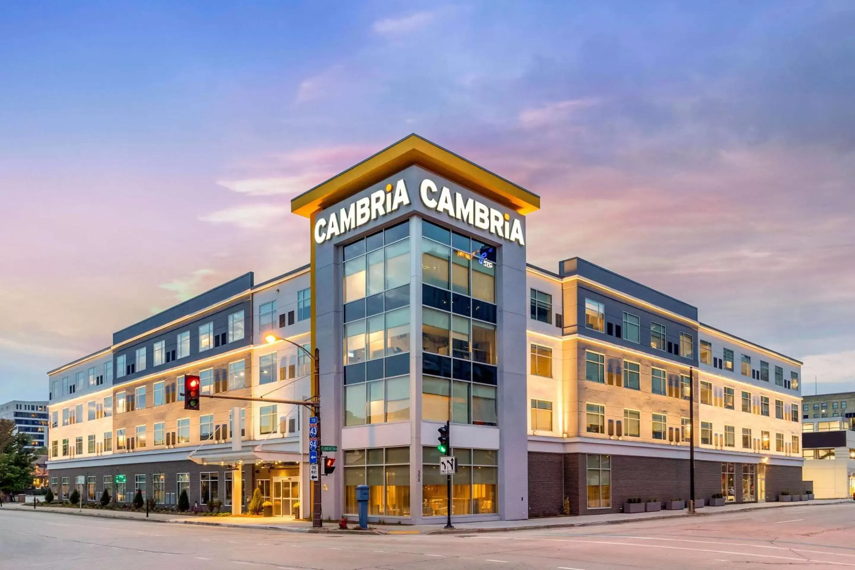 Property building in Cambria Hotel Milwaukee Downtown