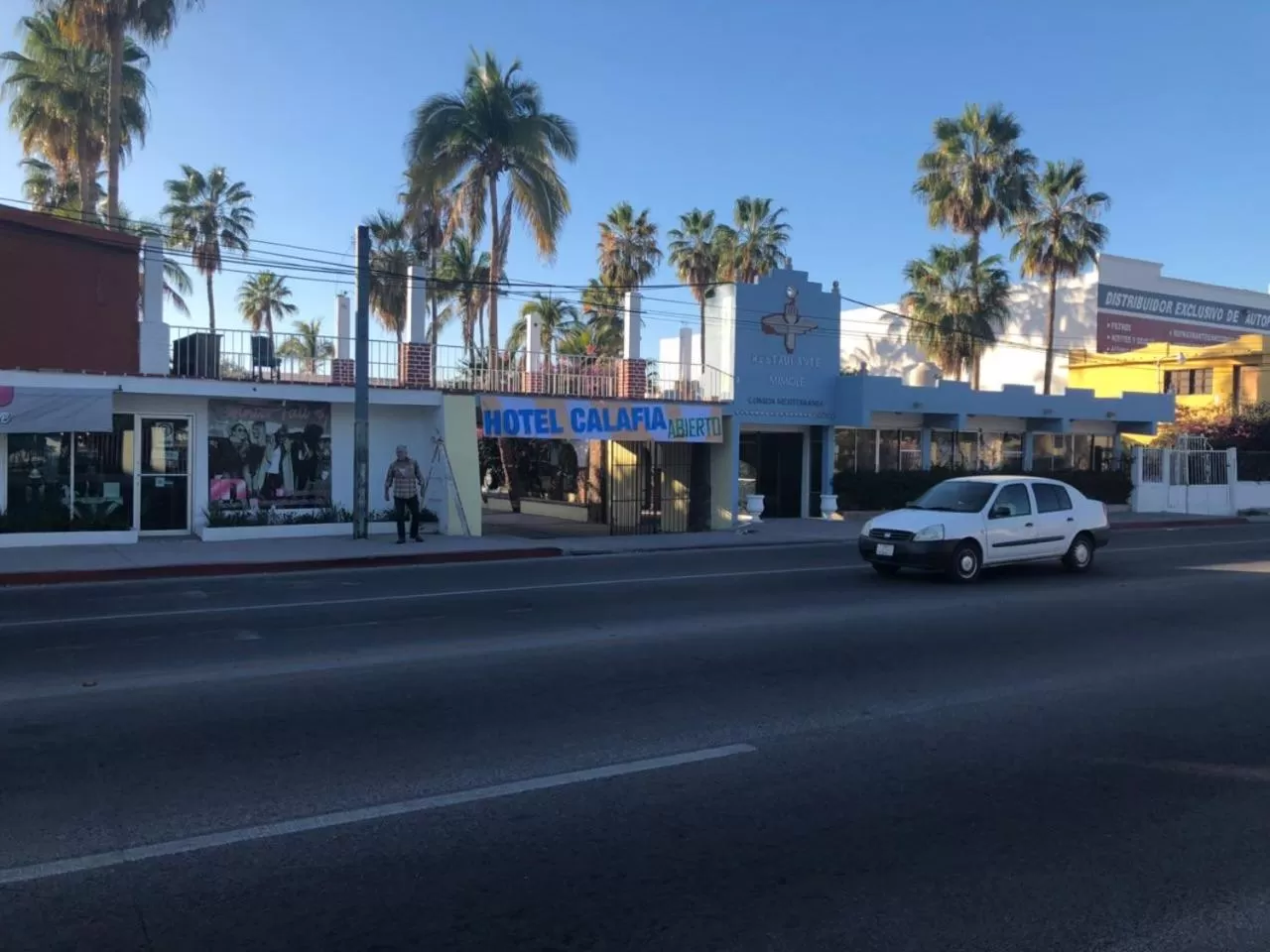 Street view in Hotel Calafia