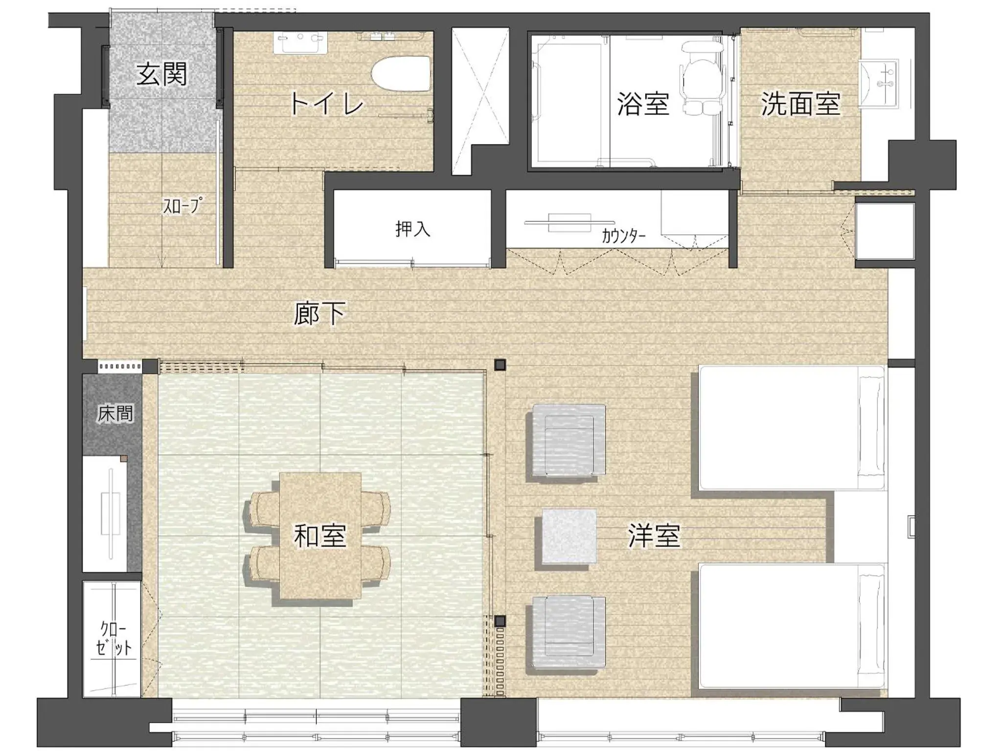 Floor Plan in Jyoseikan