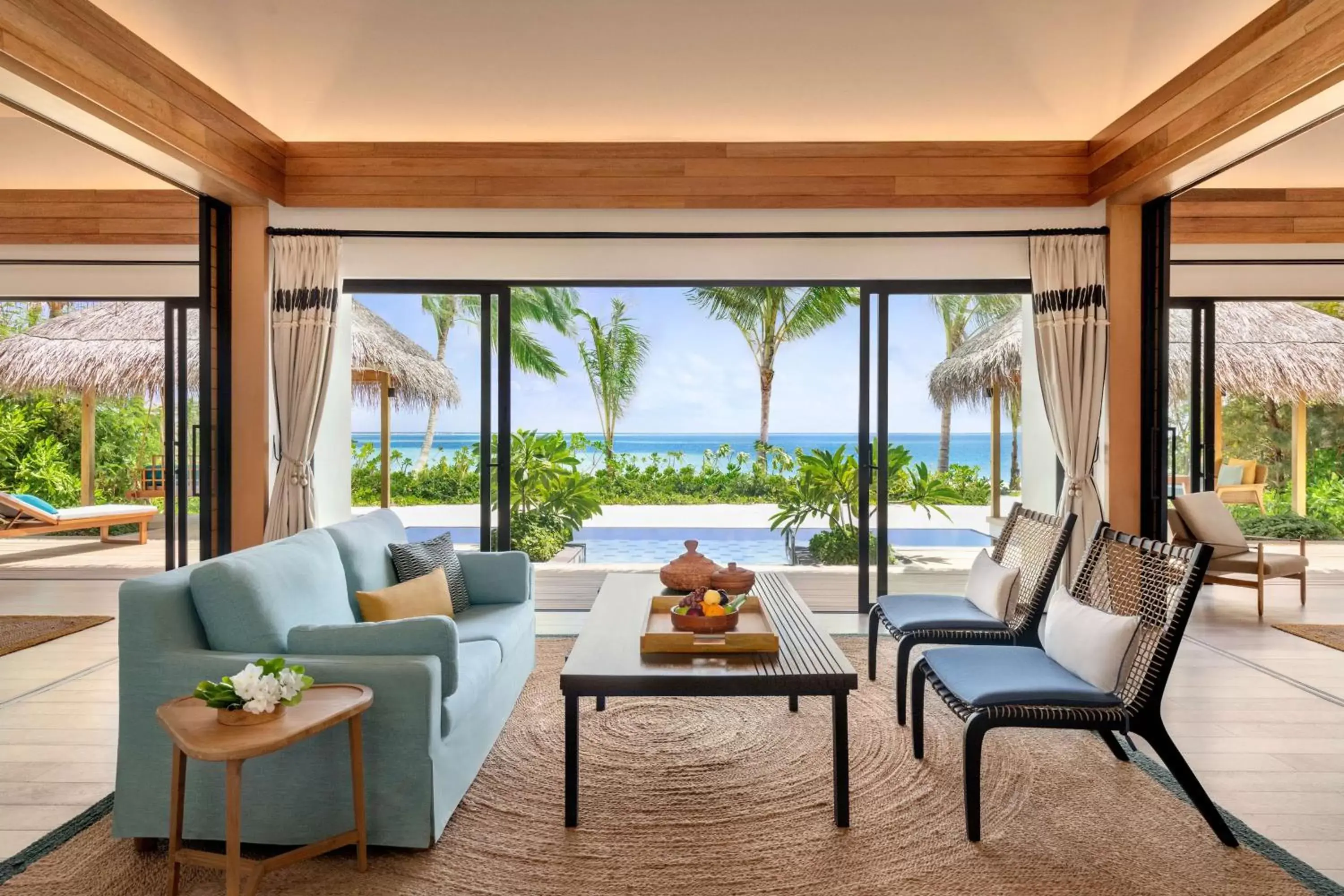 View (from property/room), Seating Area in Hilton Maldives Amingiri Resort & Spa