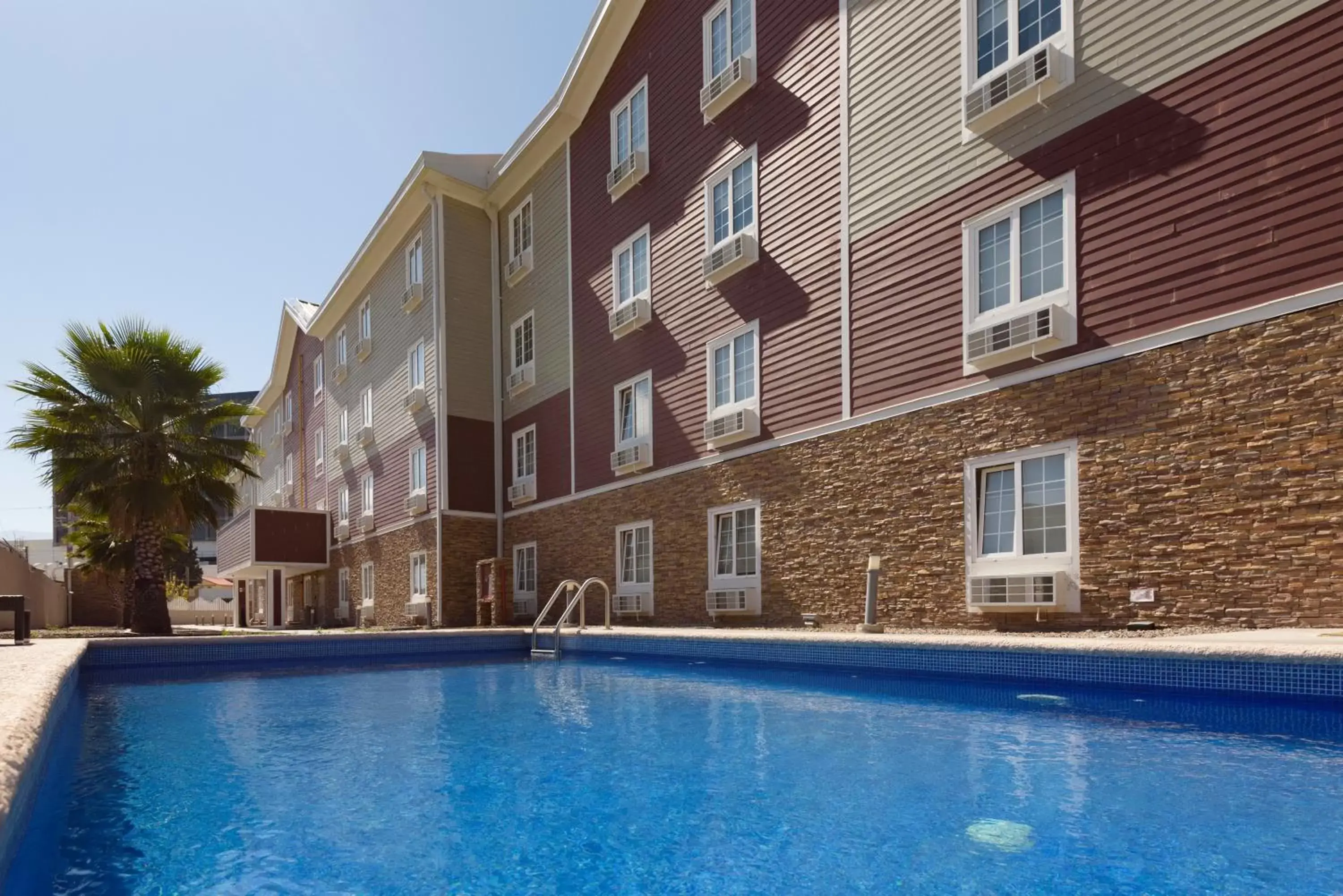 Pool view, Property Building in Extended Suites Cancun Cumbres