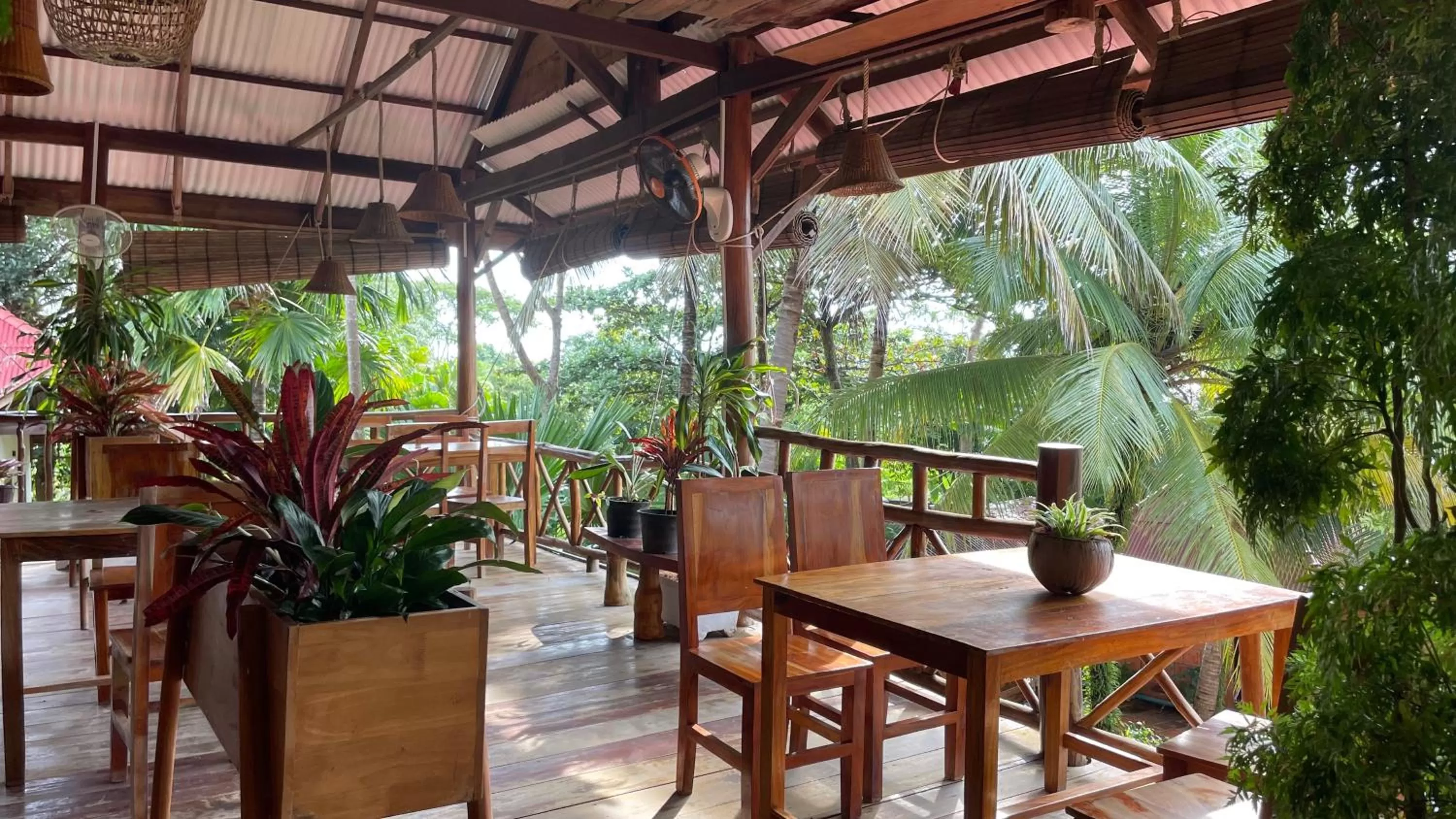 Patio in Kep Lodge