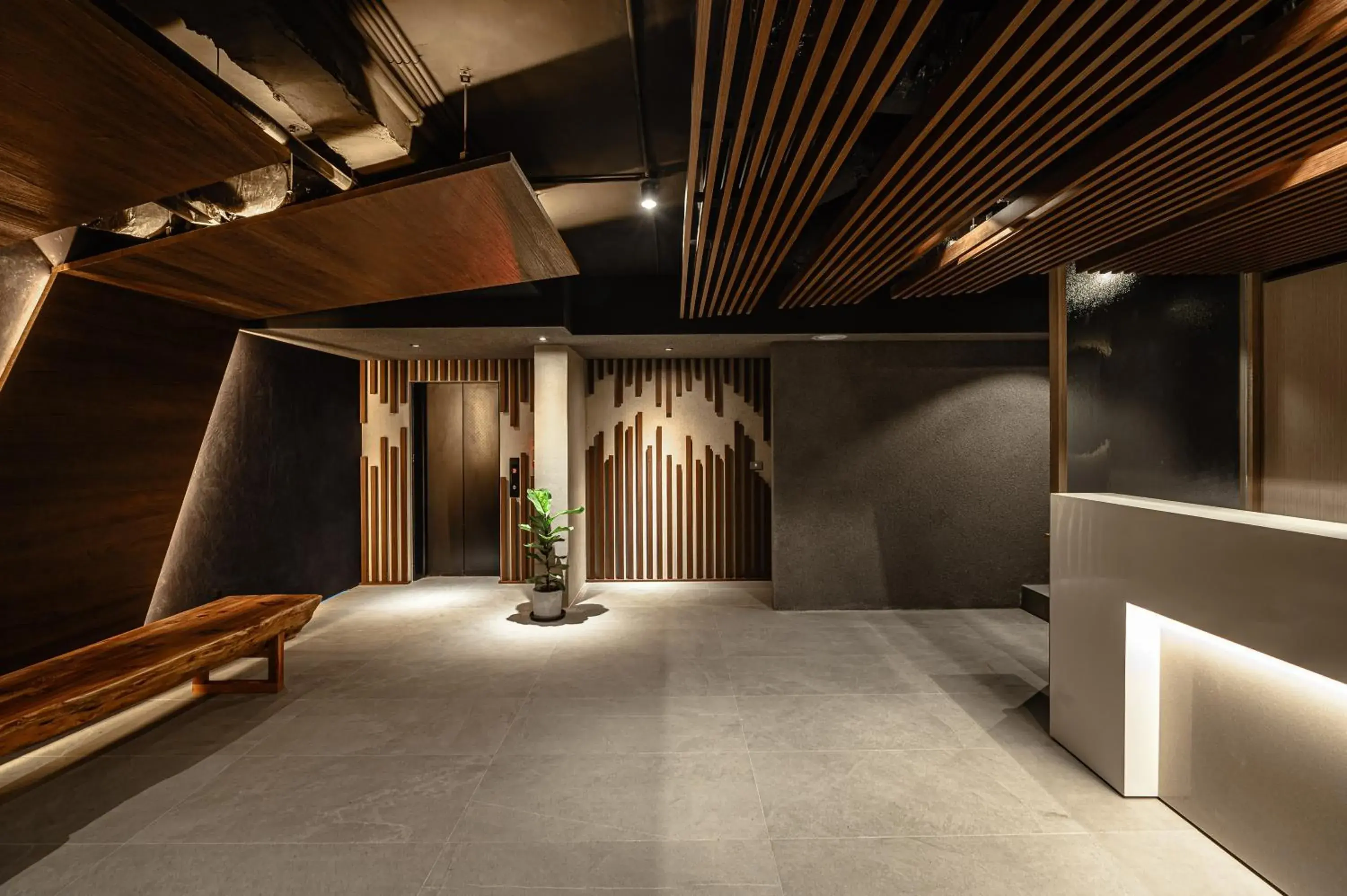 Lobby or reception in Yunoyado Onsen Hotspring Hotel Deyang