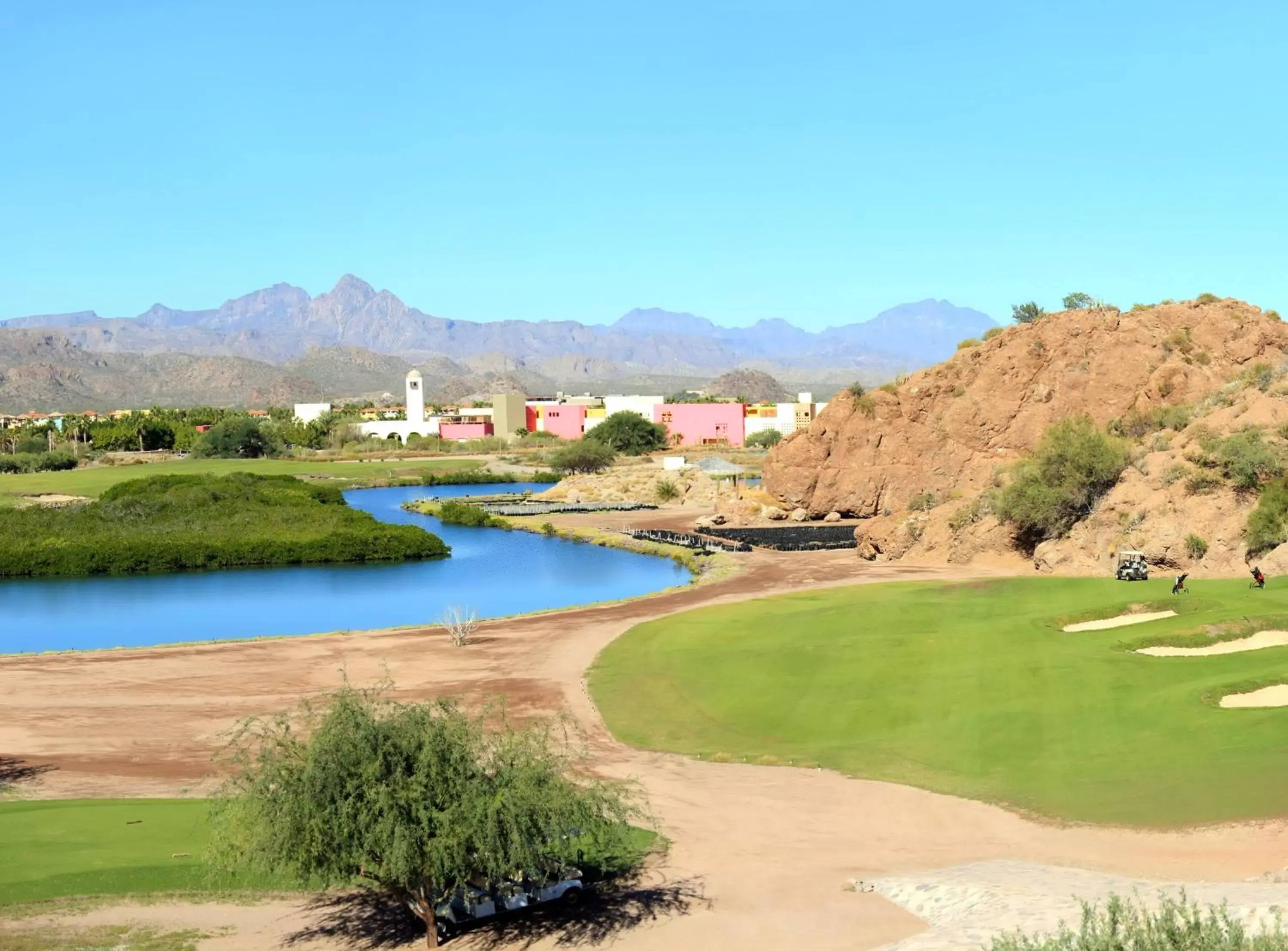 Golfcourse in Loreto Bay Golf Resort & Spa at Baja