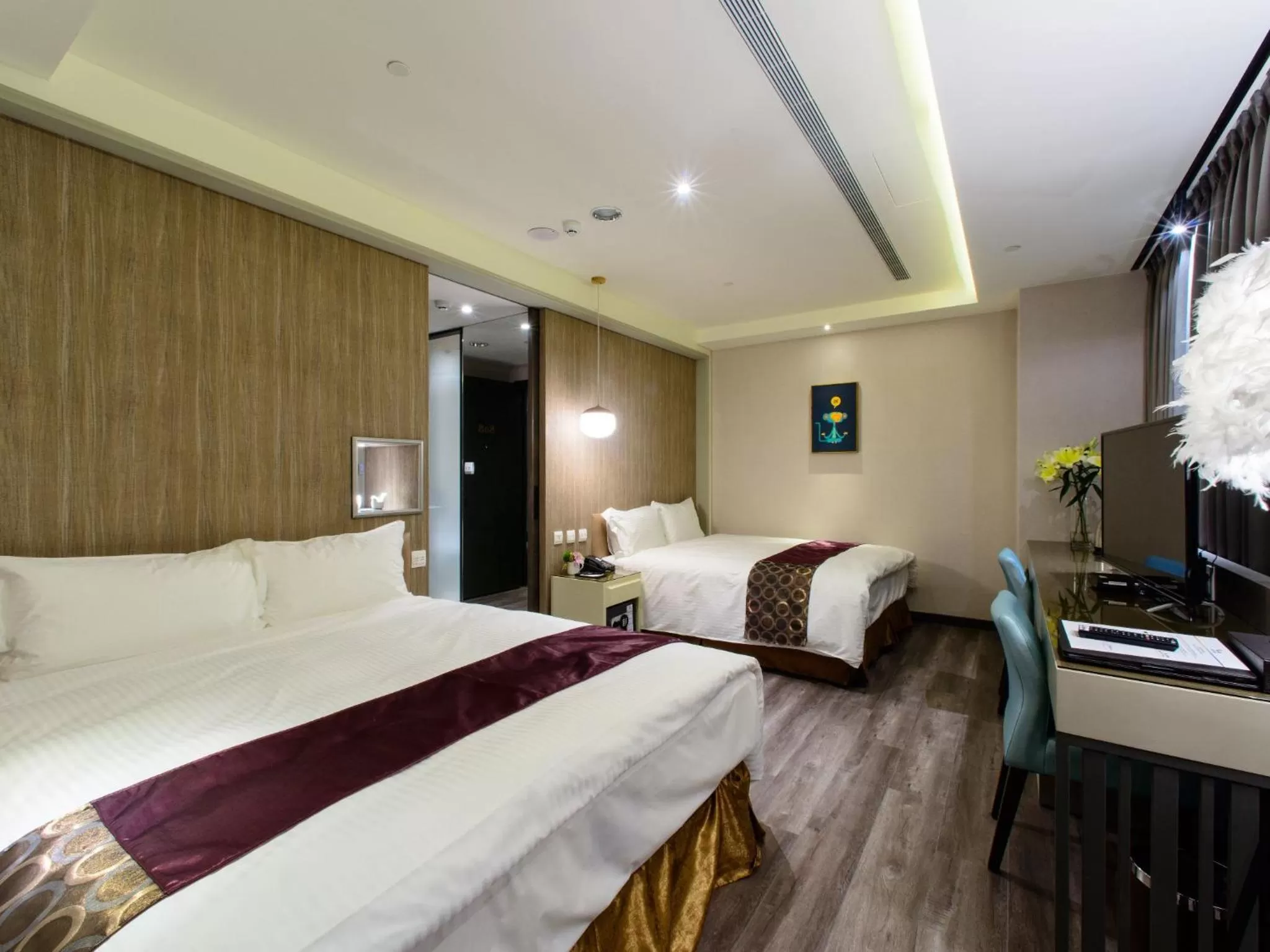 Bedroom, Bed in Stay Hotel - Taichung Zhongqing