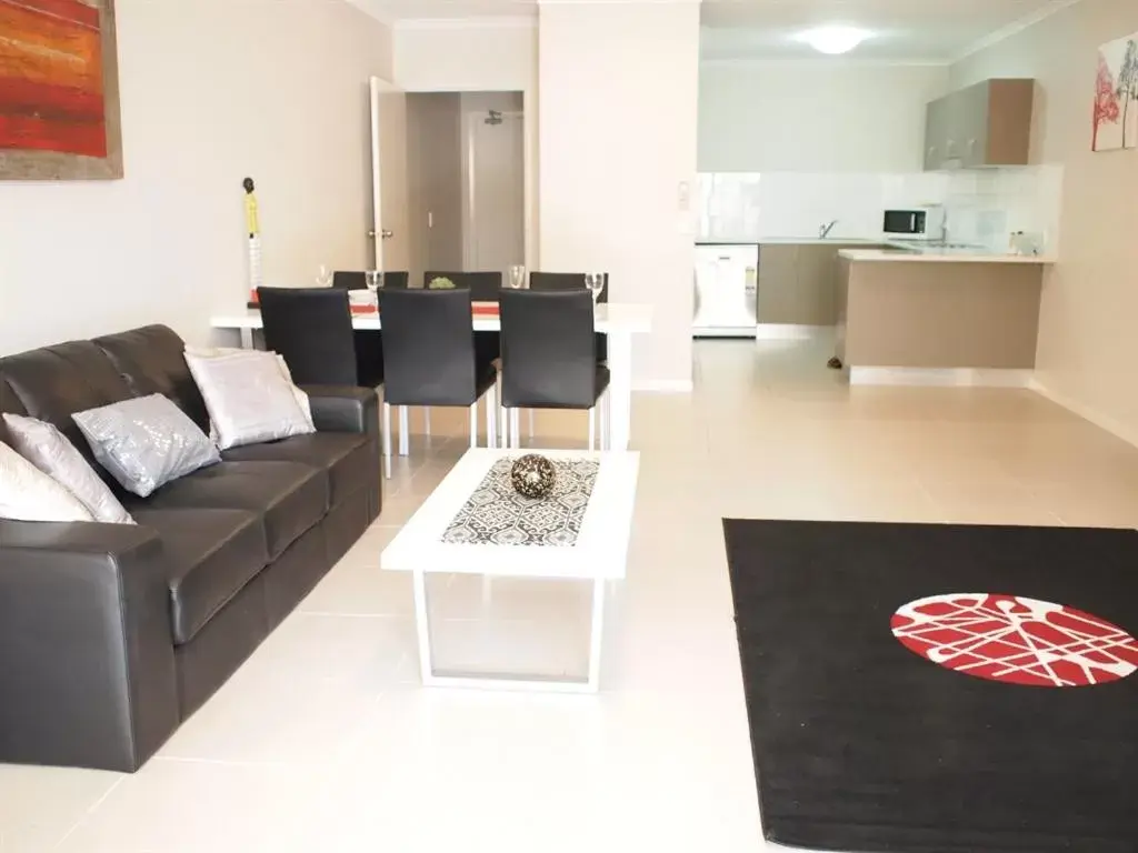 Seating Area in Edge Apartments Cairns