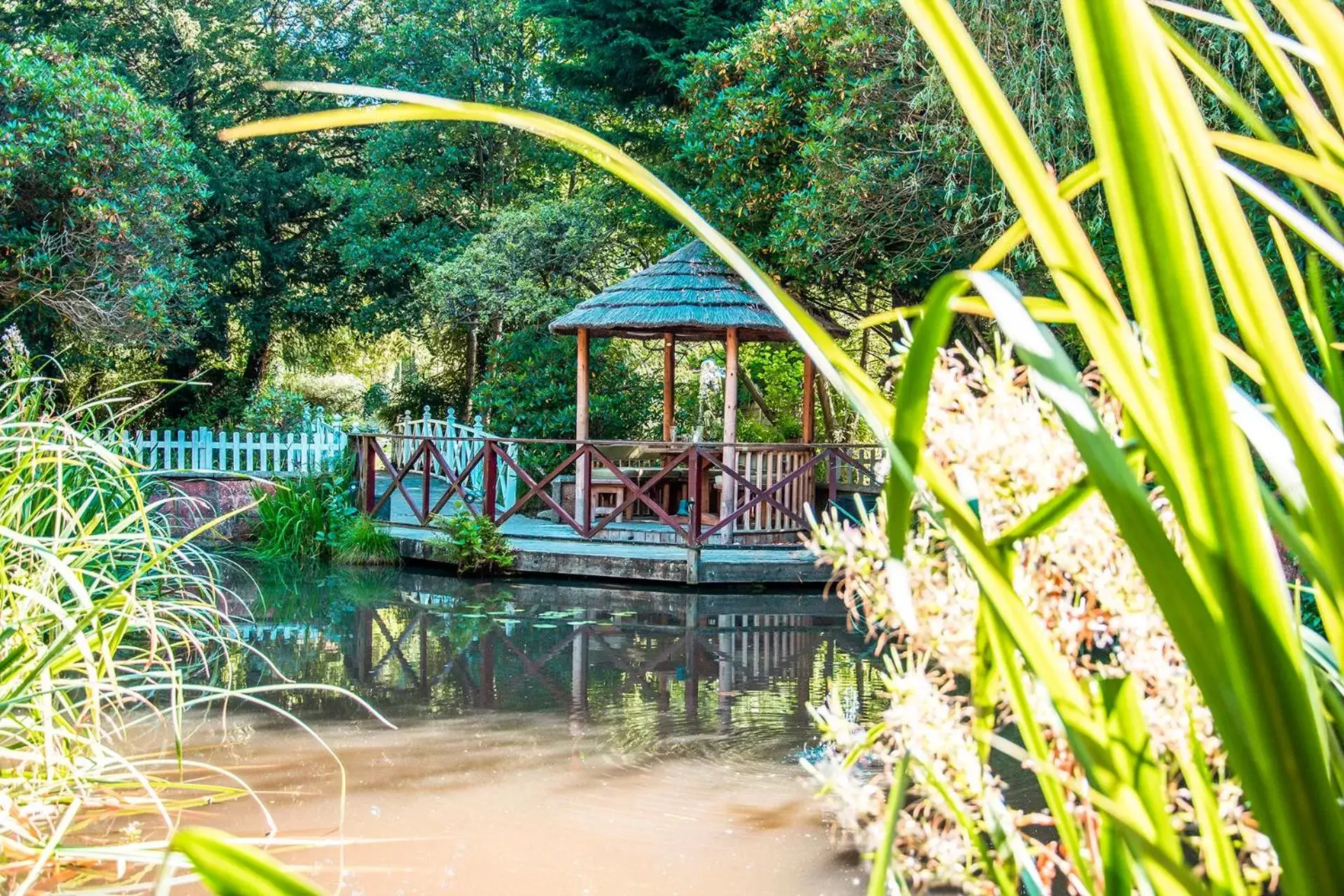 Garden view in The Old Mill