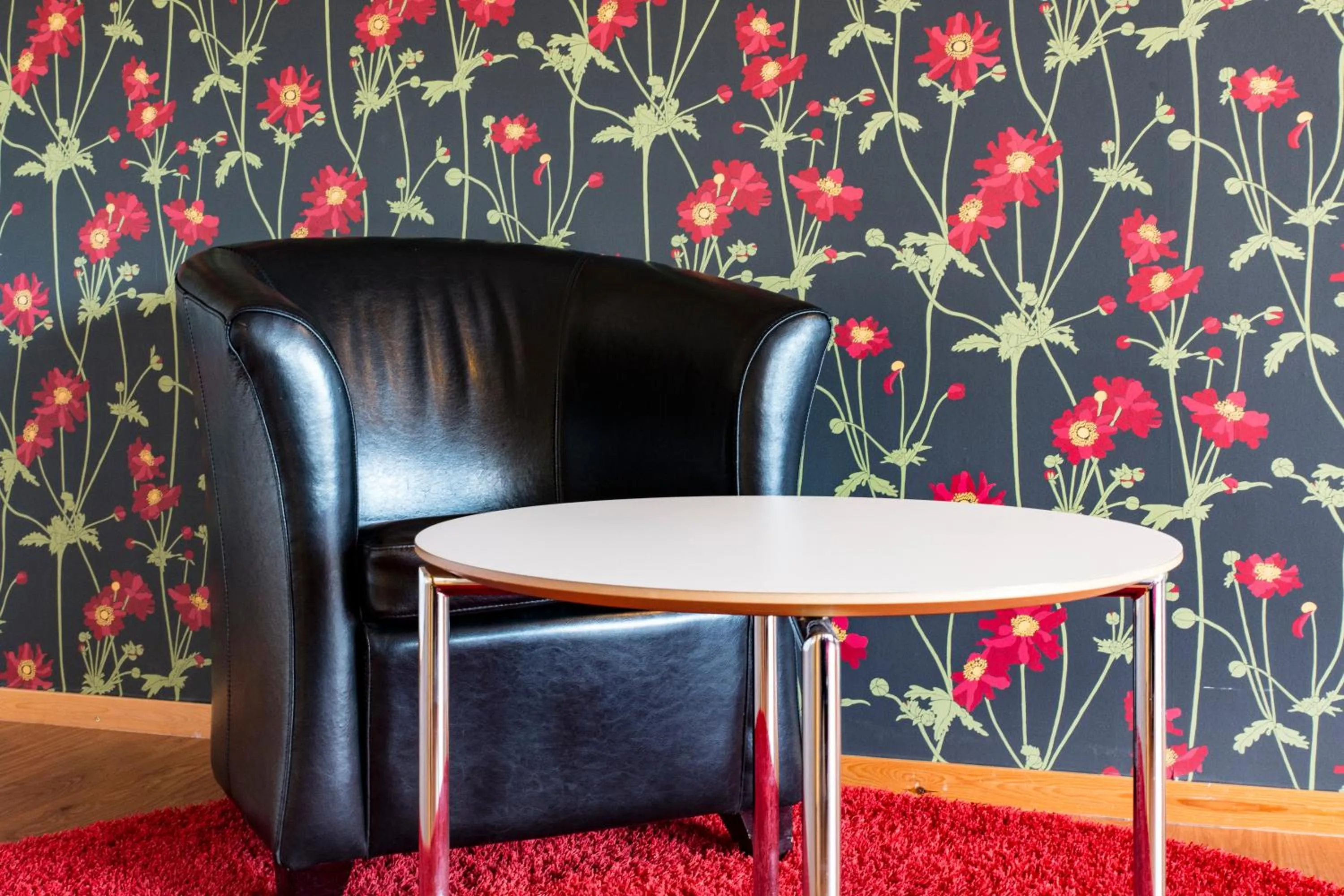 Communal lounge/ TV room in Hotell Björken