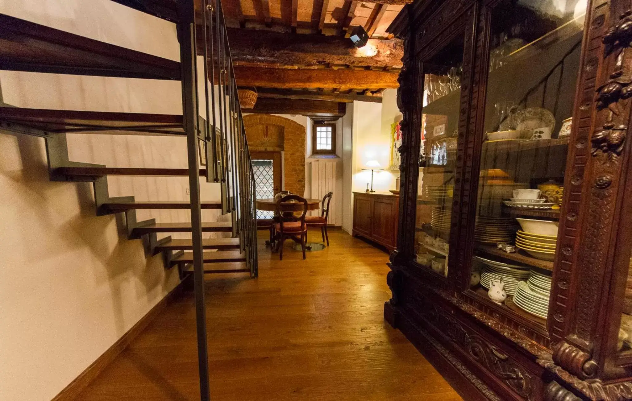 Dining area in Casina Mazzuoli