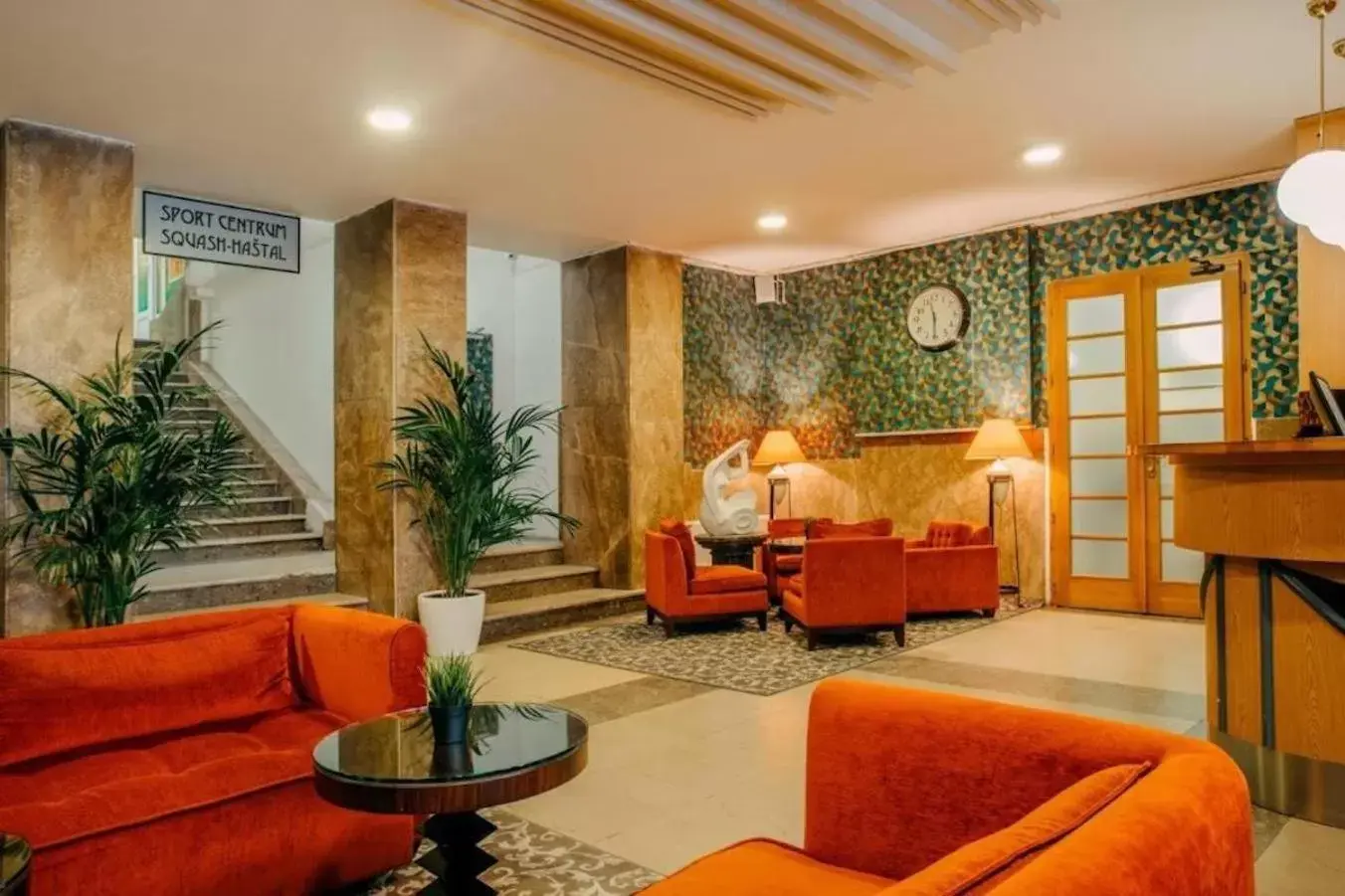 Lobby or reception in Metropolitan Old Town Hotel - Czech Leading Hotels