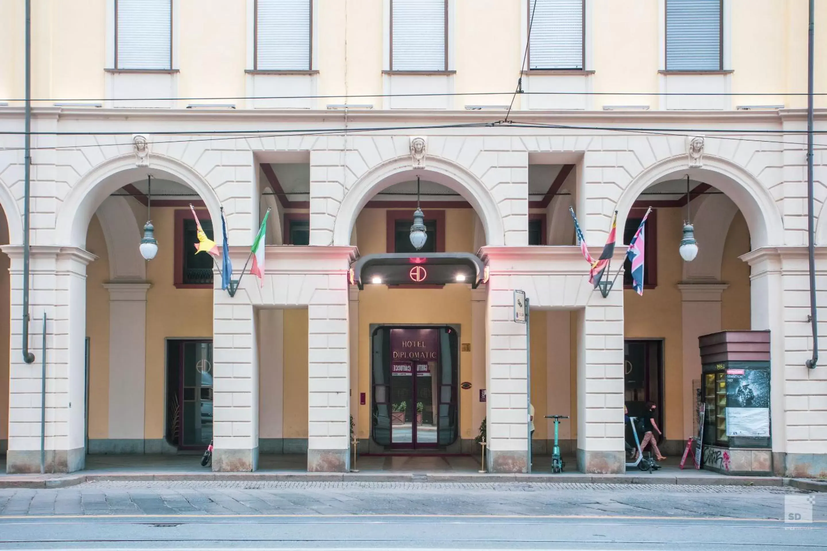 Facade/entrance in Hotel Diplomatic