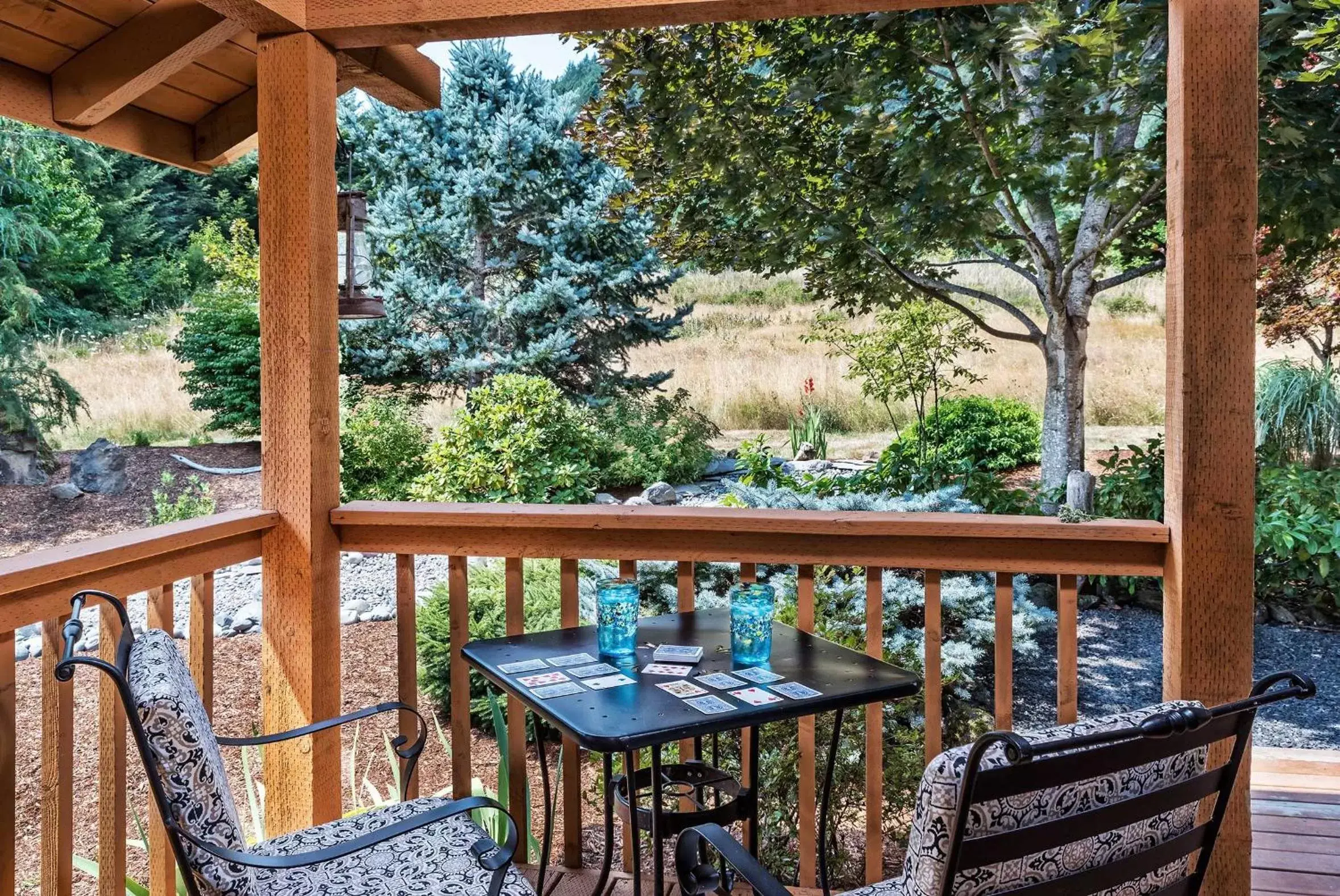 Balcony/Terrace in Carson Ridge Luxury Cabins