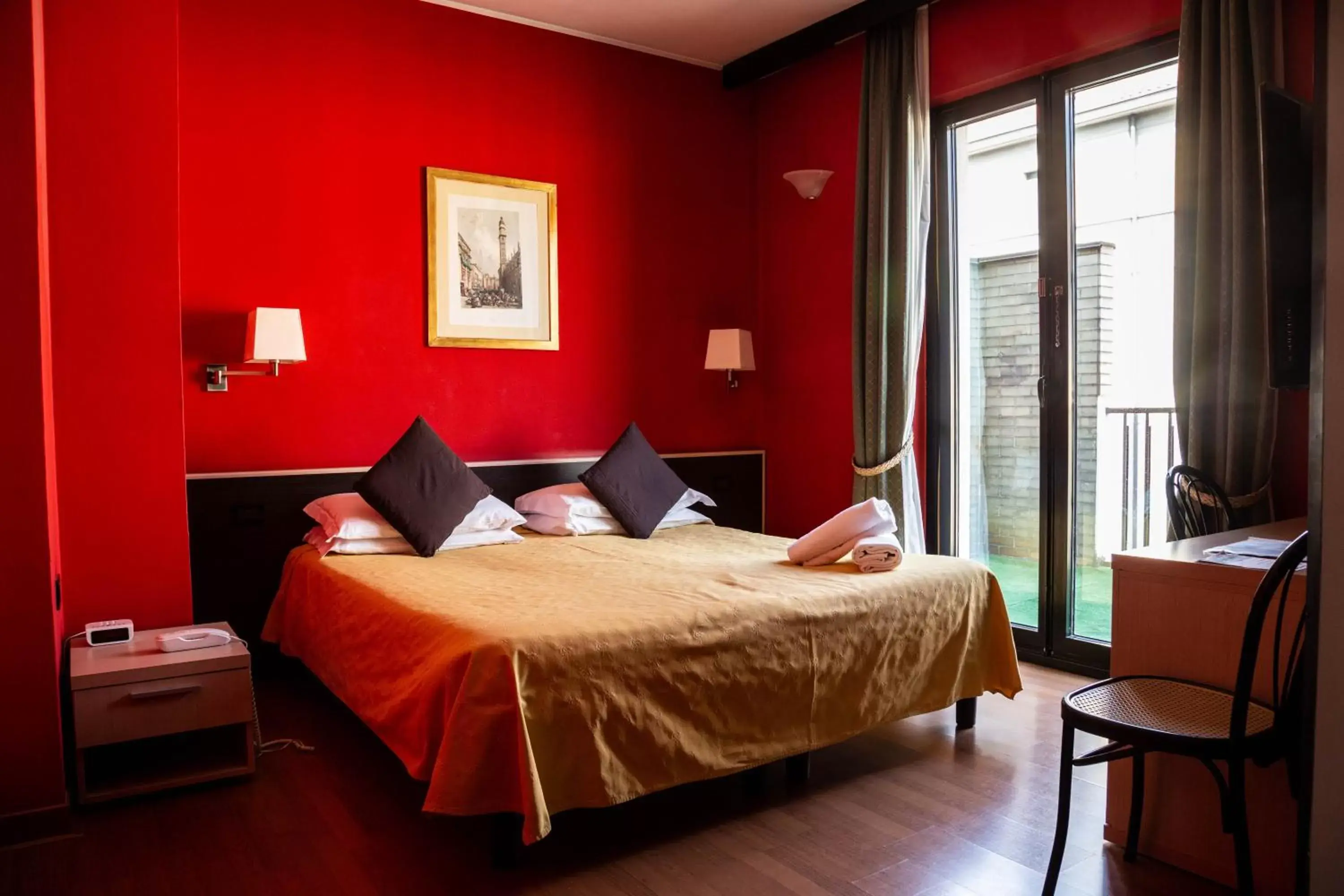 Bed in Hotel Berlino Bed in Hotel Berlino