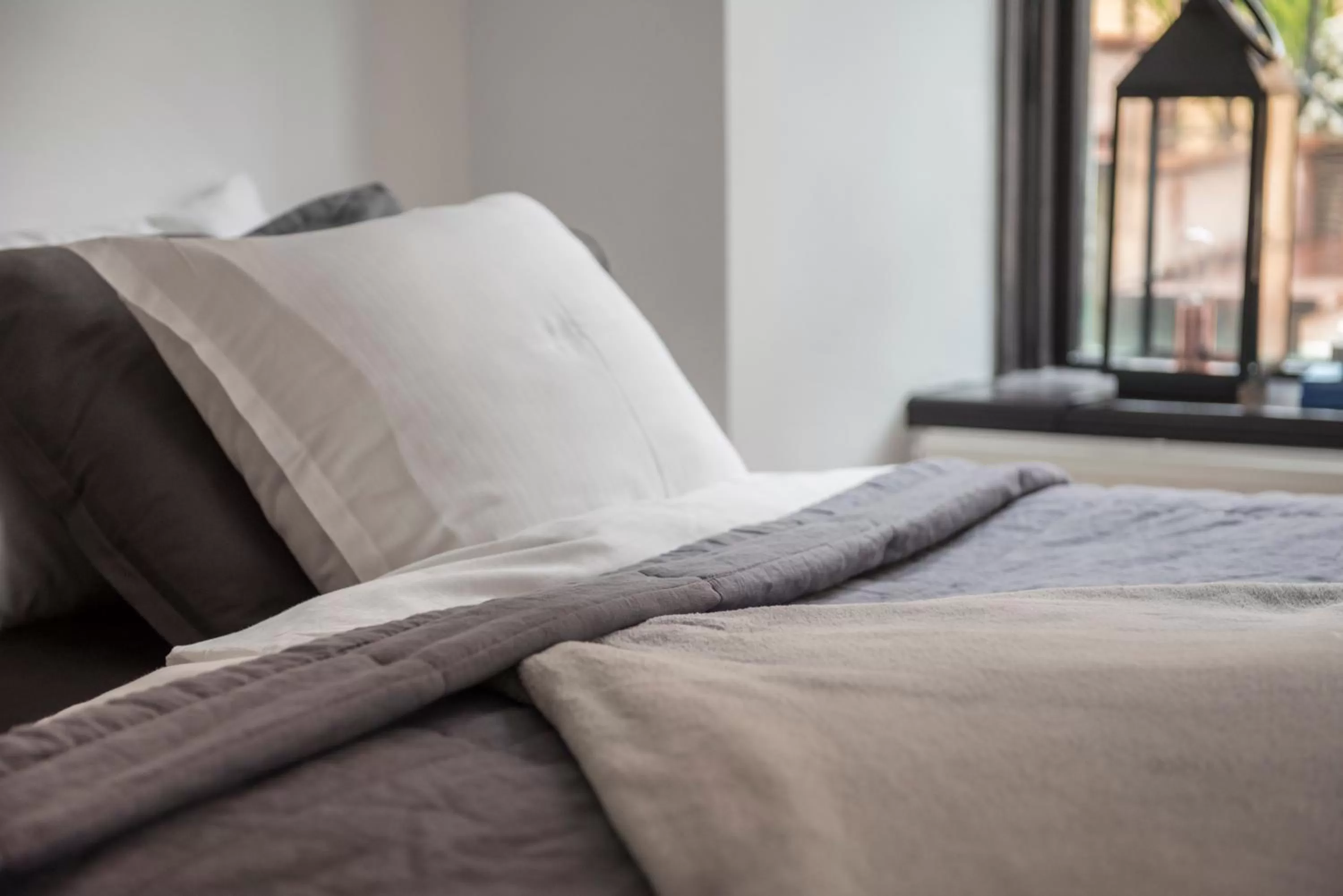 Decorative detail, Bed in Hotell Repet
