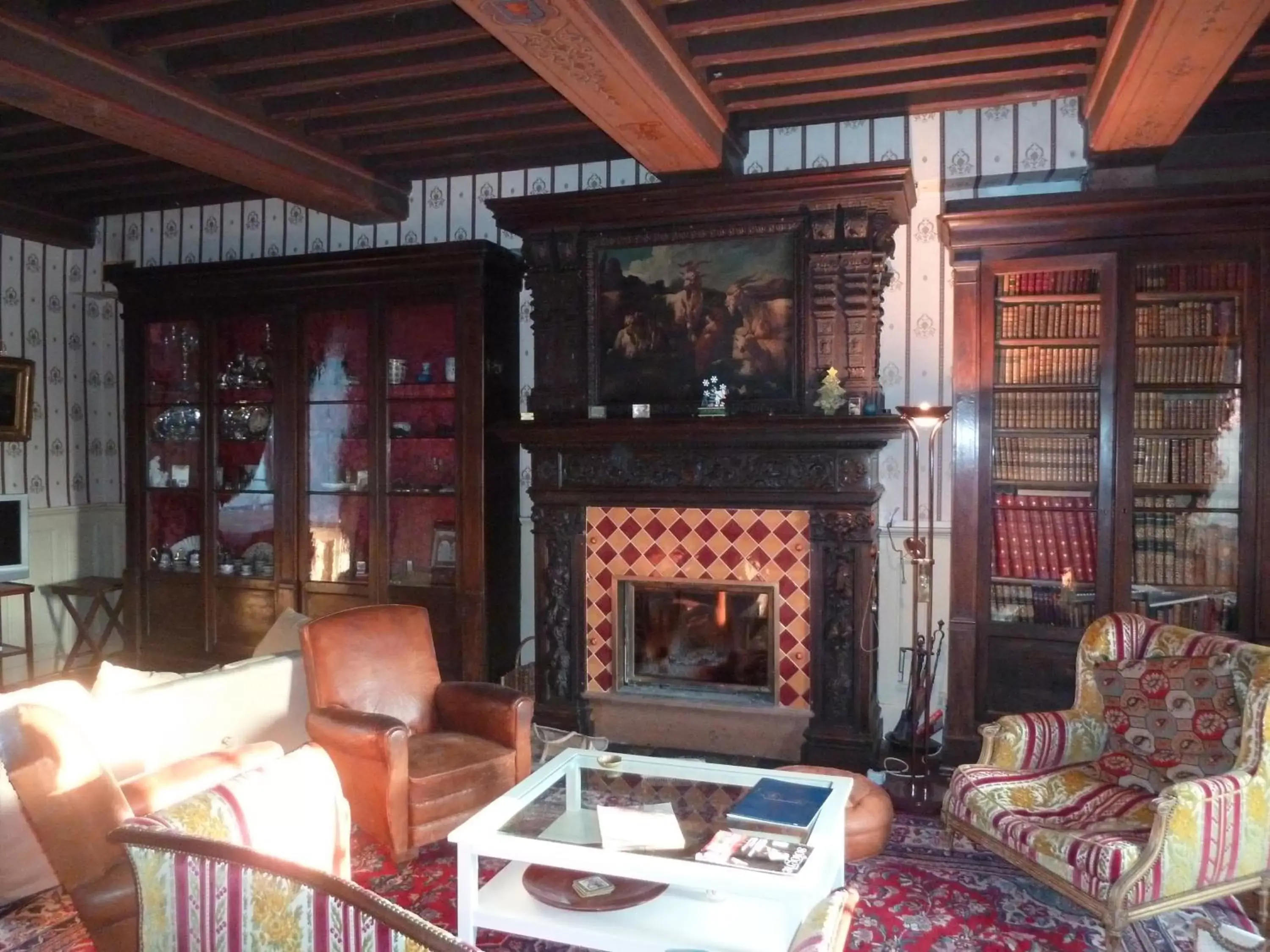 Lounge or bar, Seating Area in Château de la Chabroulie